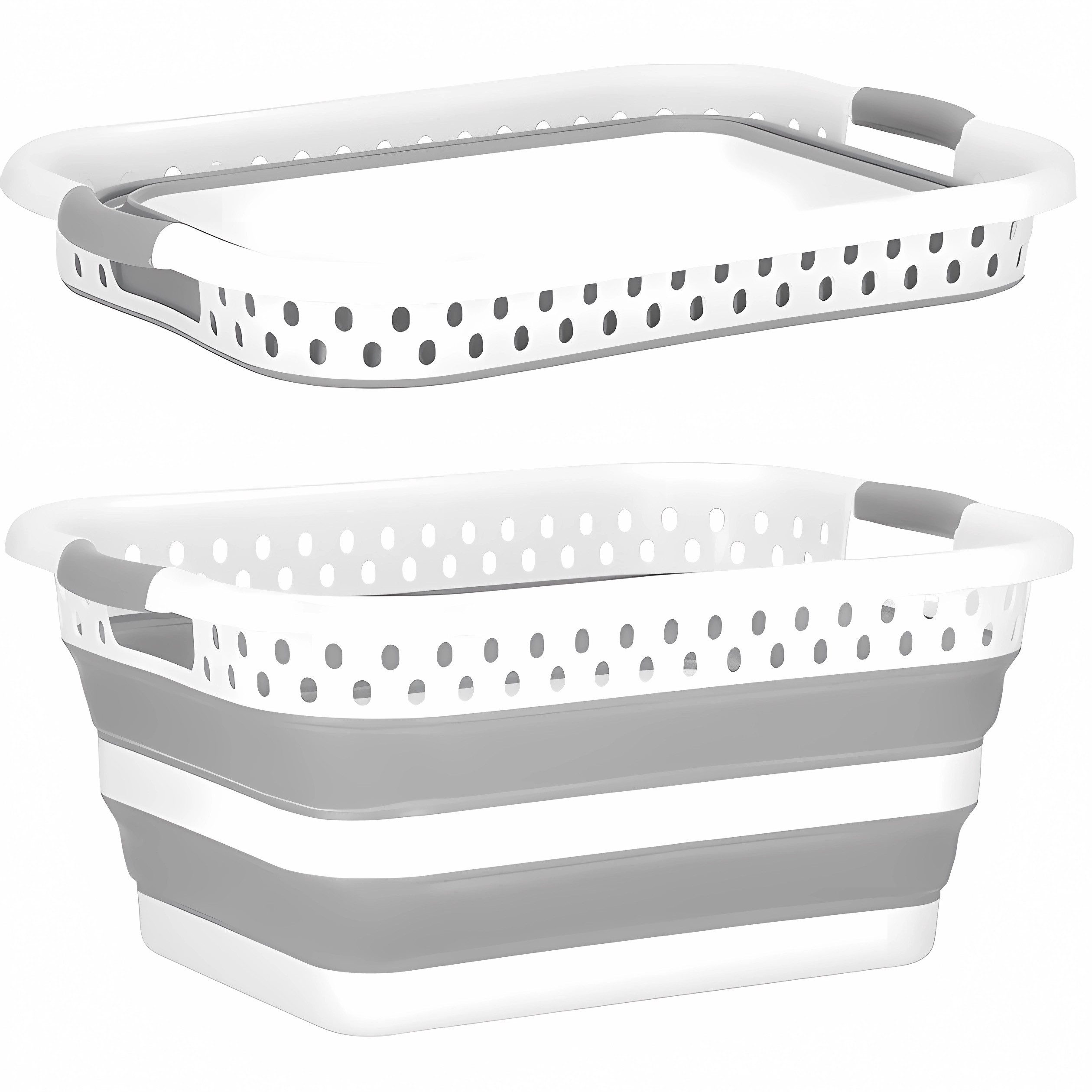 König Design Wäschekorb faltbar Wäschesammler Wäschebox Wäschetonne Organiz günstig online kaufen