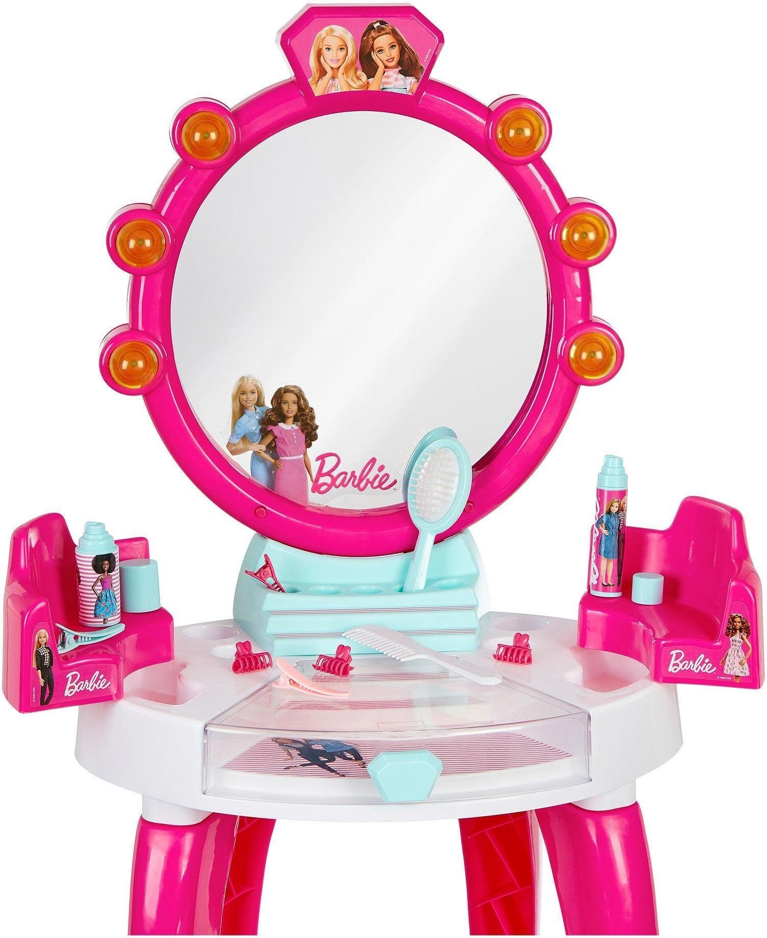 Klein Schminktisch Barbie Schönheitsstudio mit Zubehör, mit Licht- und Soundfunktion – Bild 4 von 5