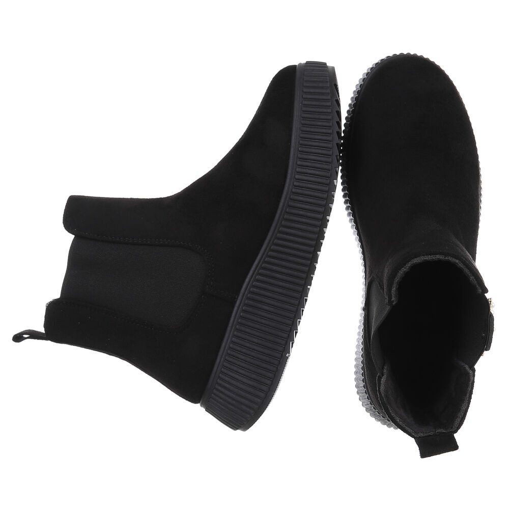 Ital-Design Eleganter Ankle-Boot mit Dekoration und hohem Tragekomfort Plat günstig online kaufen