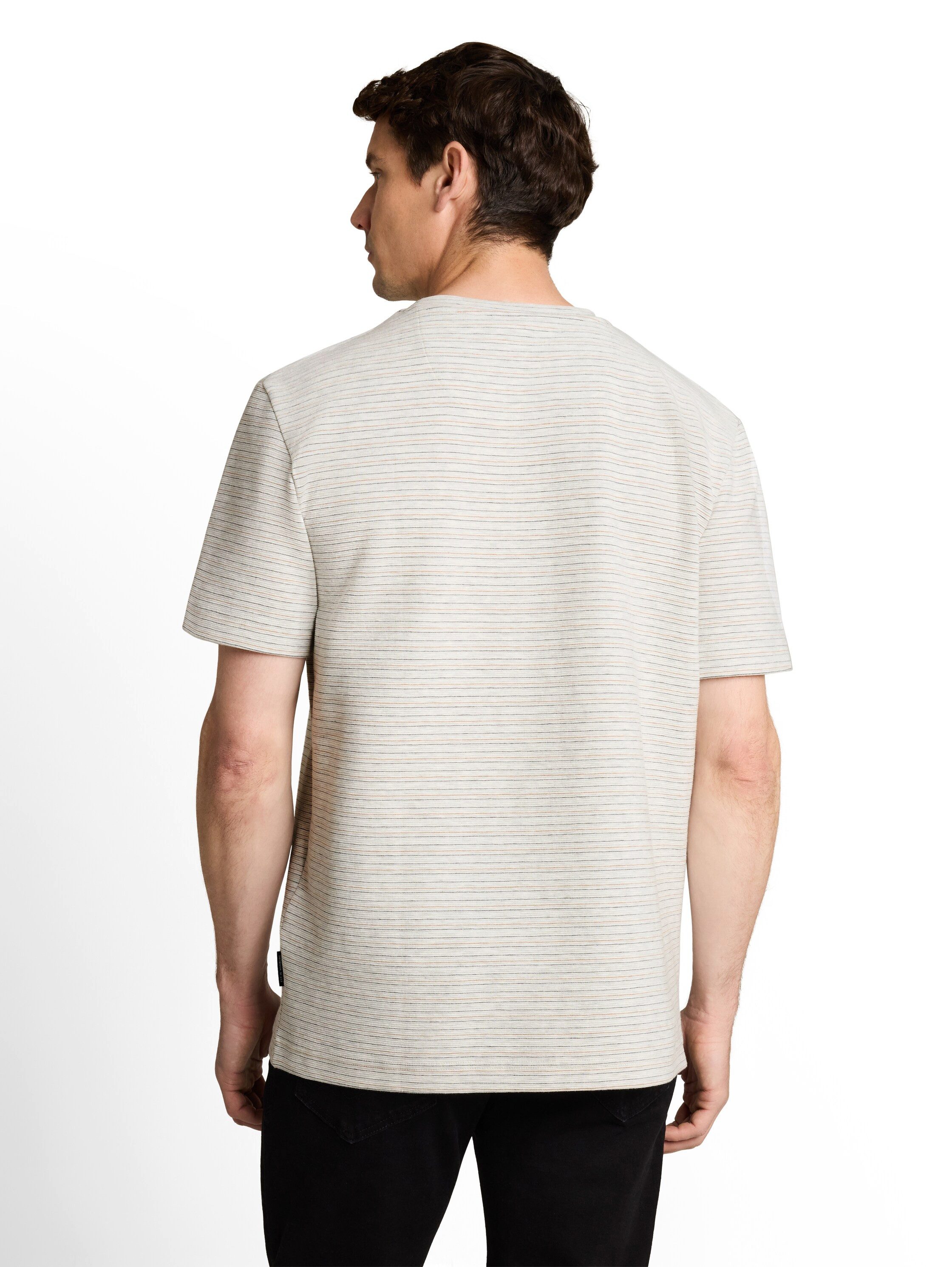 TOM TAILOR Kurzarmshirt Sommershirt mit feinen Streifen – Bild 2 von 5