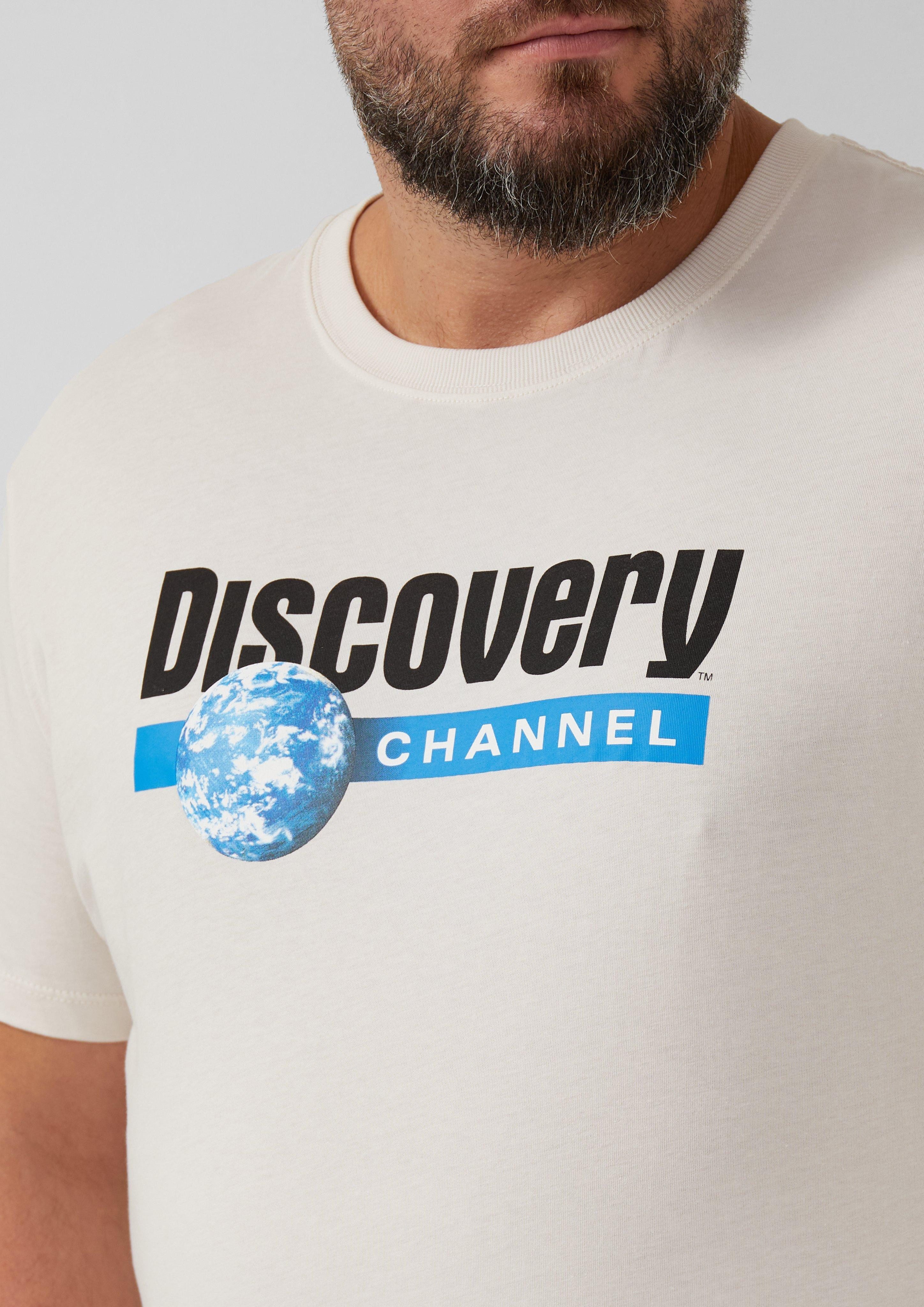 s.Oliver Kurzarmshirt T-Shirt mit Discovery™-Print günstig online kaufen