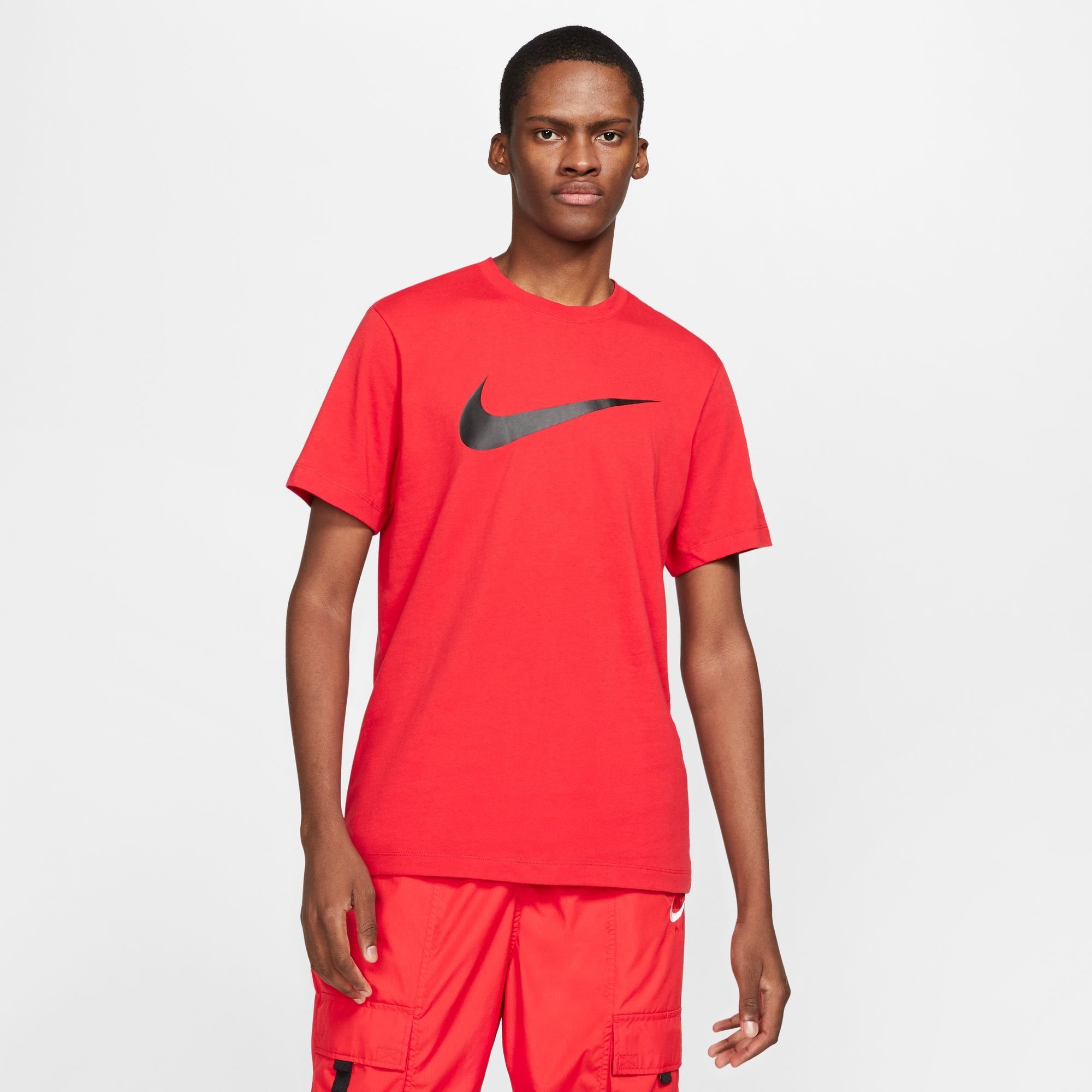 Nike Sportswear T-Shirt SWOOSH MEN'S T-SHIRT UNIVERSITY RED/BLACK