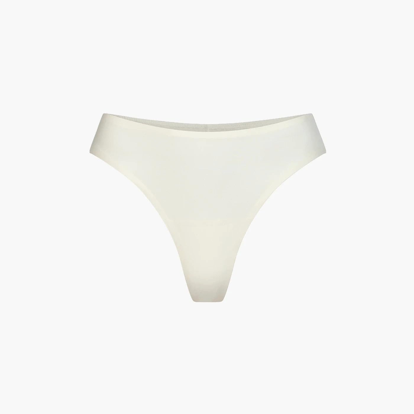 cfab (creamy fabrics) Tanga Tanga mit Spitze-Weiß-XS