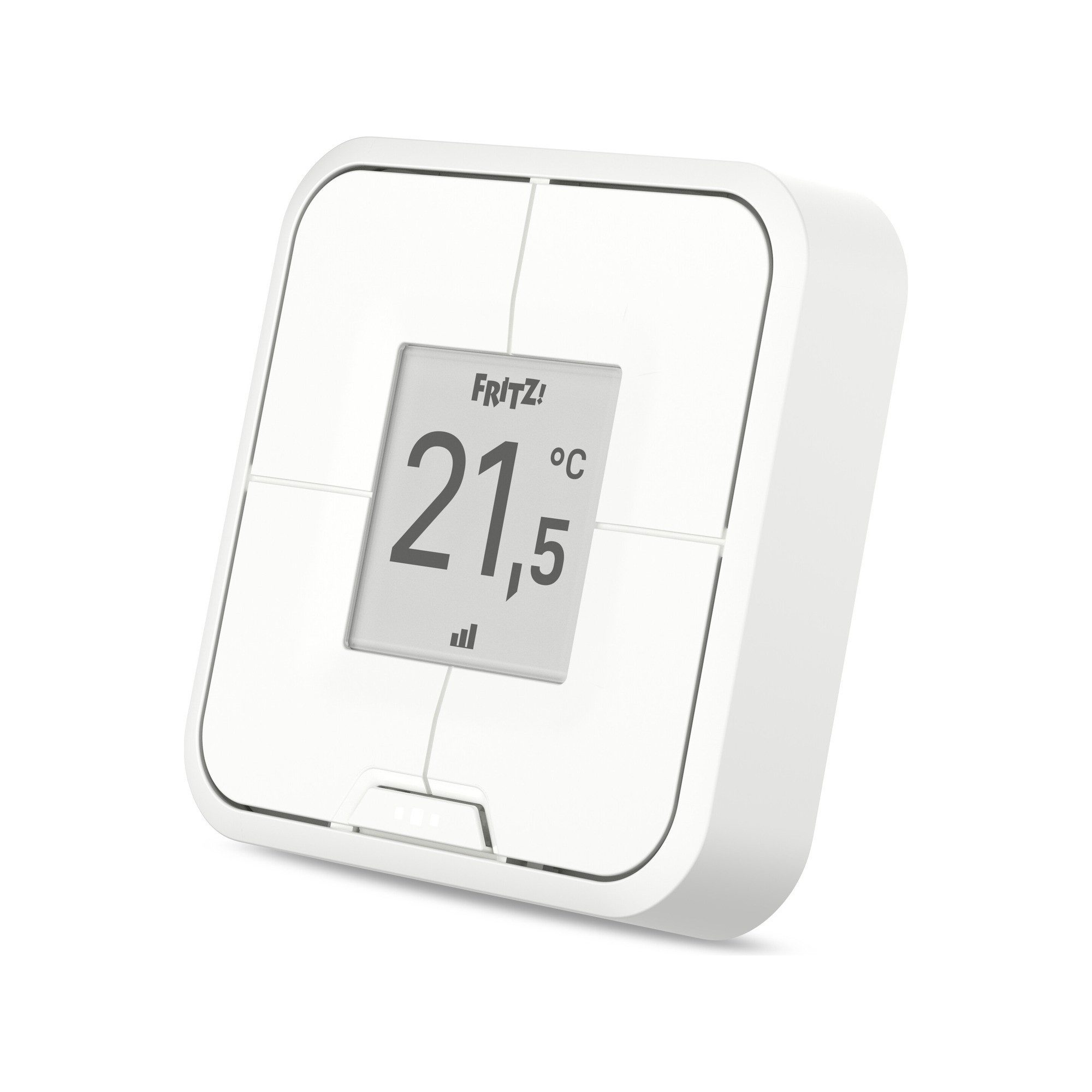 Fritz! FRITZ!Smart Control 440 Smart-Home-Zubehör, Smart-Taster, 4 Tasten für 12 Geräte, E-Paper, Temperatursensor