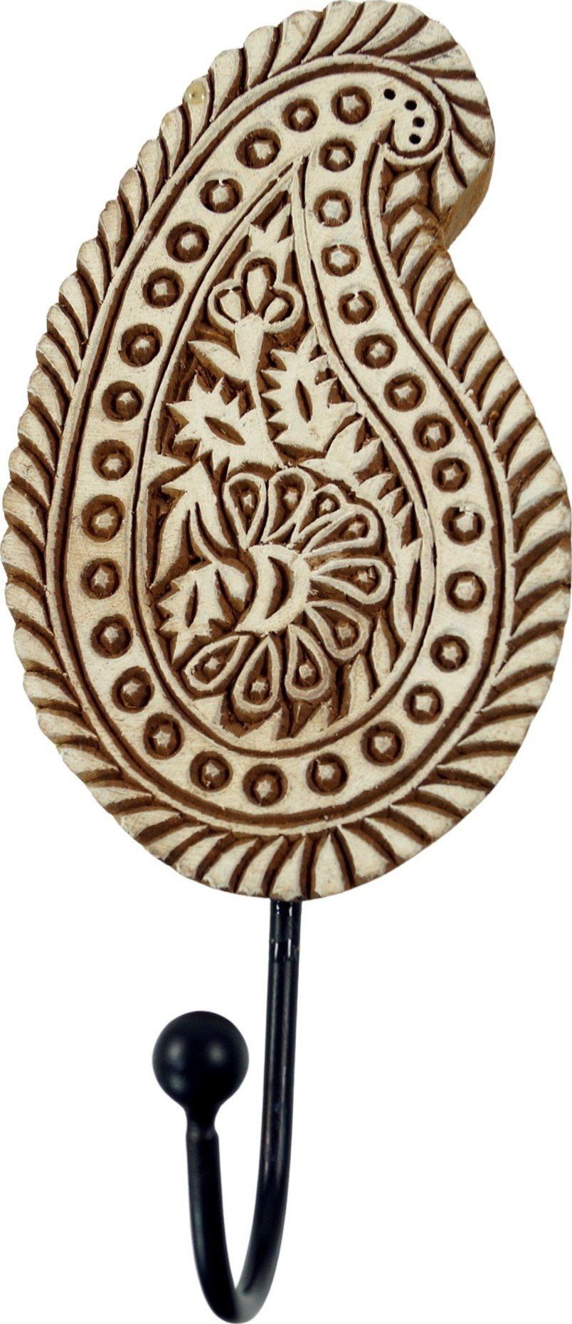 Guru-Shop Kleiderhaken Indischer Wandhaken Ornament - günstig online kaufen