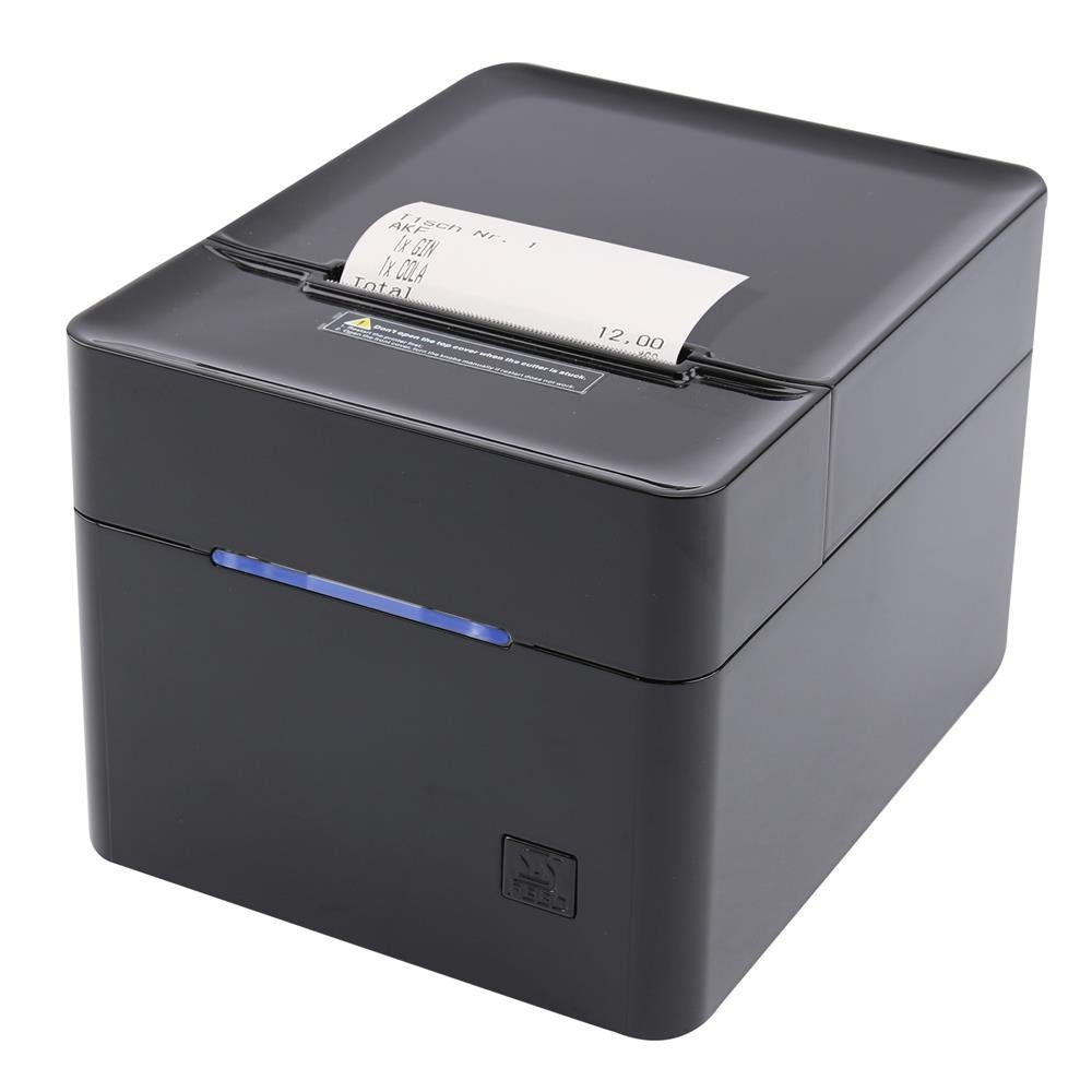 OLYMPIA OFFICE KPR 80 Plus Etikettendrucker, (Thermodrucker, Thermopapier, Küchendrucker, schwarz)