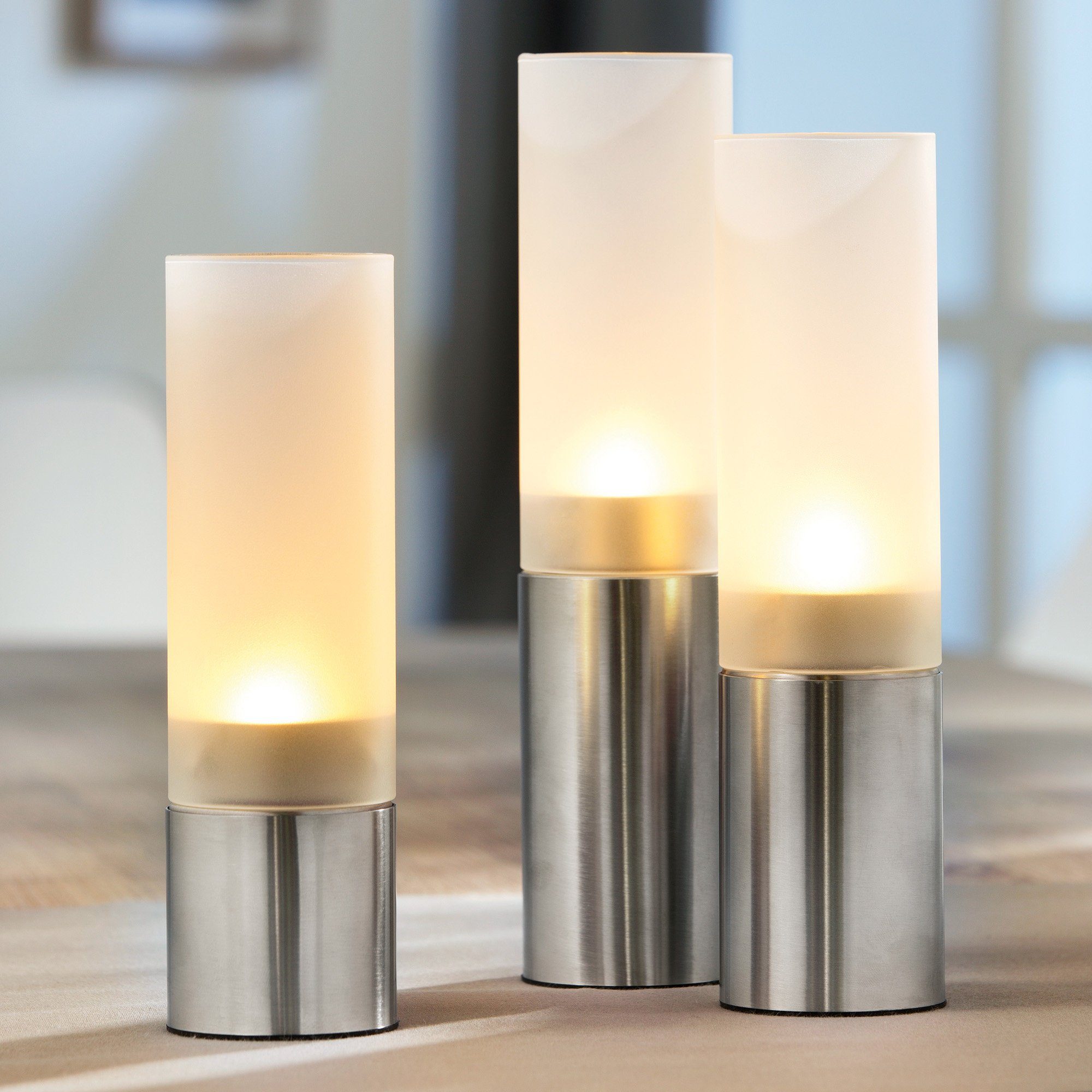 Kerzenhalter Teelichthalter 3er-Set (3 St), Uni günstig online kaufen