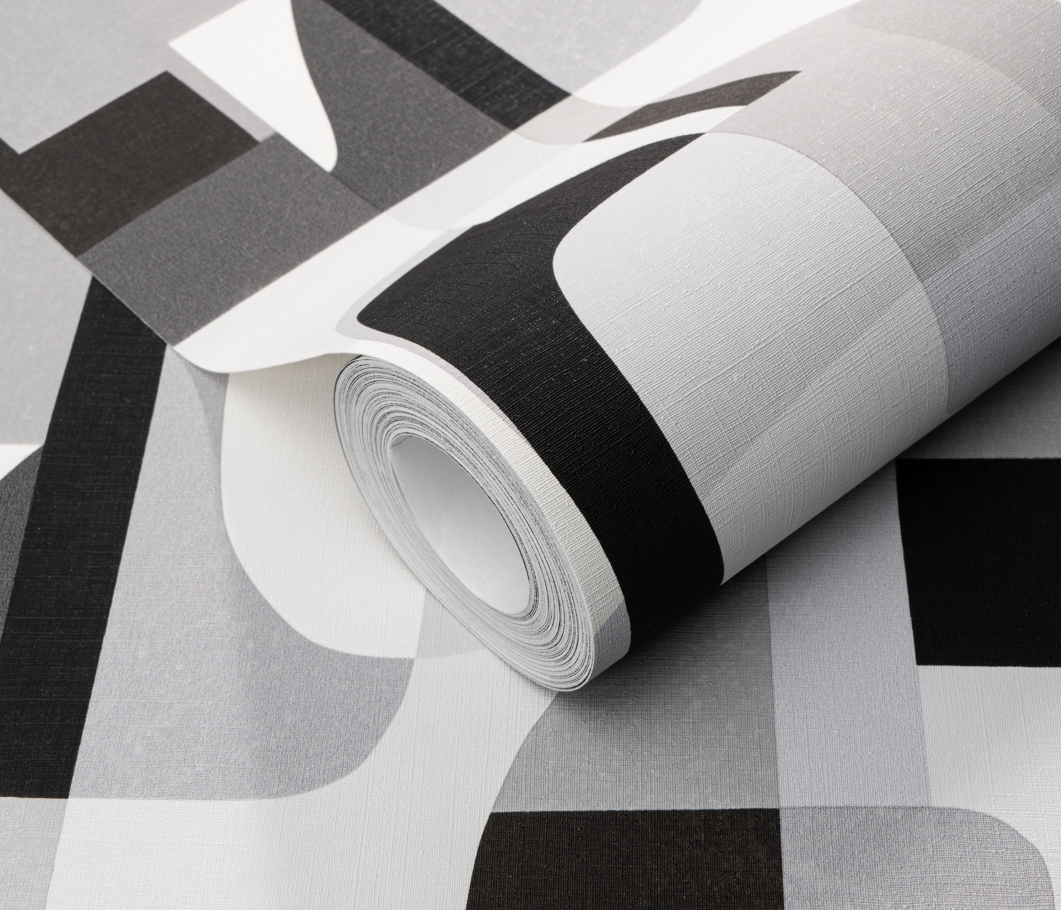 Erismann Vliestapete Vliestapete FRAGMENT, leicht strukturiert, abstrakt, colorblocking, kontrastfarbene Details, mehrfarbig, Retro, geometrisch, (1 St), Phthalate frei