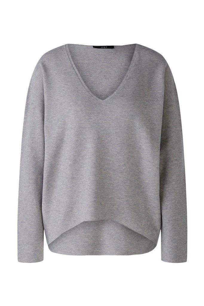 Oui V-Ausschnitt-Pullover V-Kragen Pullover für Damen günstig online kaufen