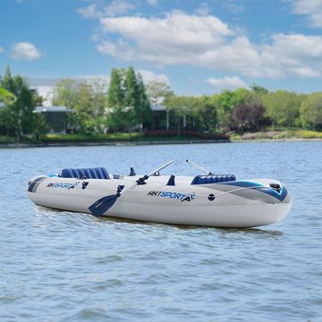 ArtSport Schlauchboot »Schlauchboot 330 cm mit zwei Sitzbänken«, Paddelboot-Set mit Luftpumpe, Paddeln, Tasche & Reparaturset