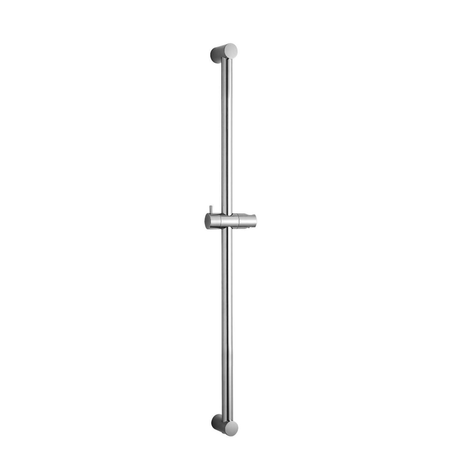 LuxusKollektion Duschstange Brausestange 90cm Wandmontage Duschkopfhalterung Chrom 90vm Chrom