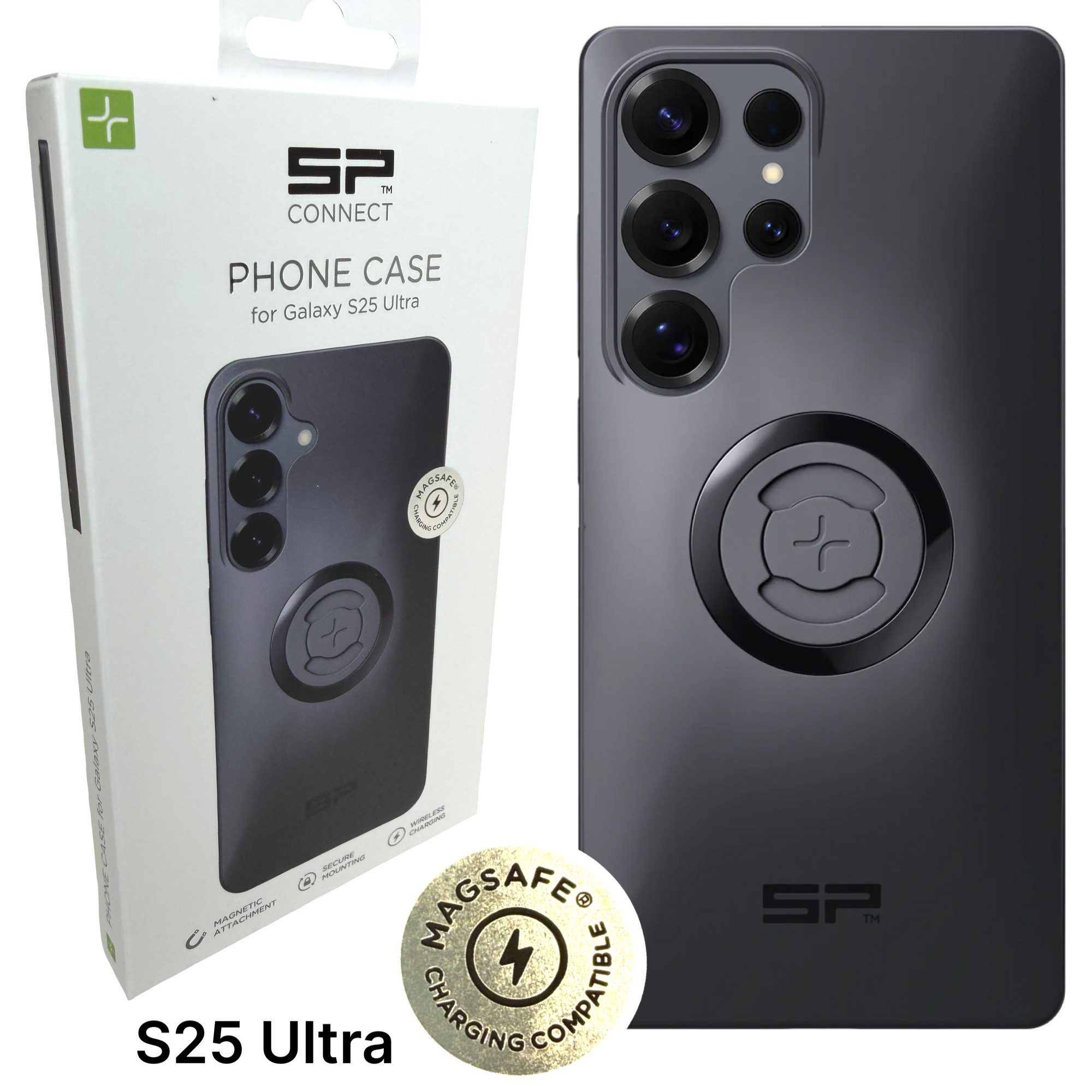 SP Connect Handyhülle SP Connect Magsave Case Handy Schutz Hülle Halter für Galaxy S25 Ultra