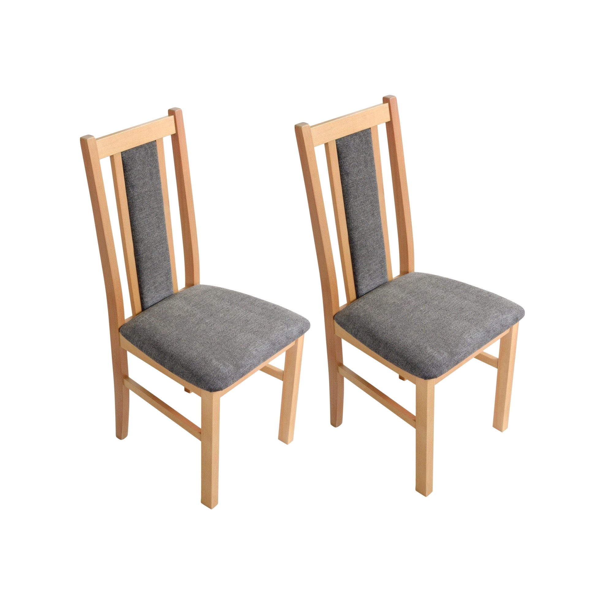 MOEBLO Stuhl BESO 14 (Polsterstühle, Holzstühle, Esszimmerstühle, Massivholz, 2 St), (BxHxT):43x97x40cm