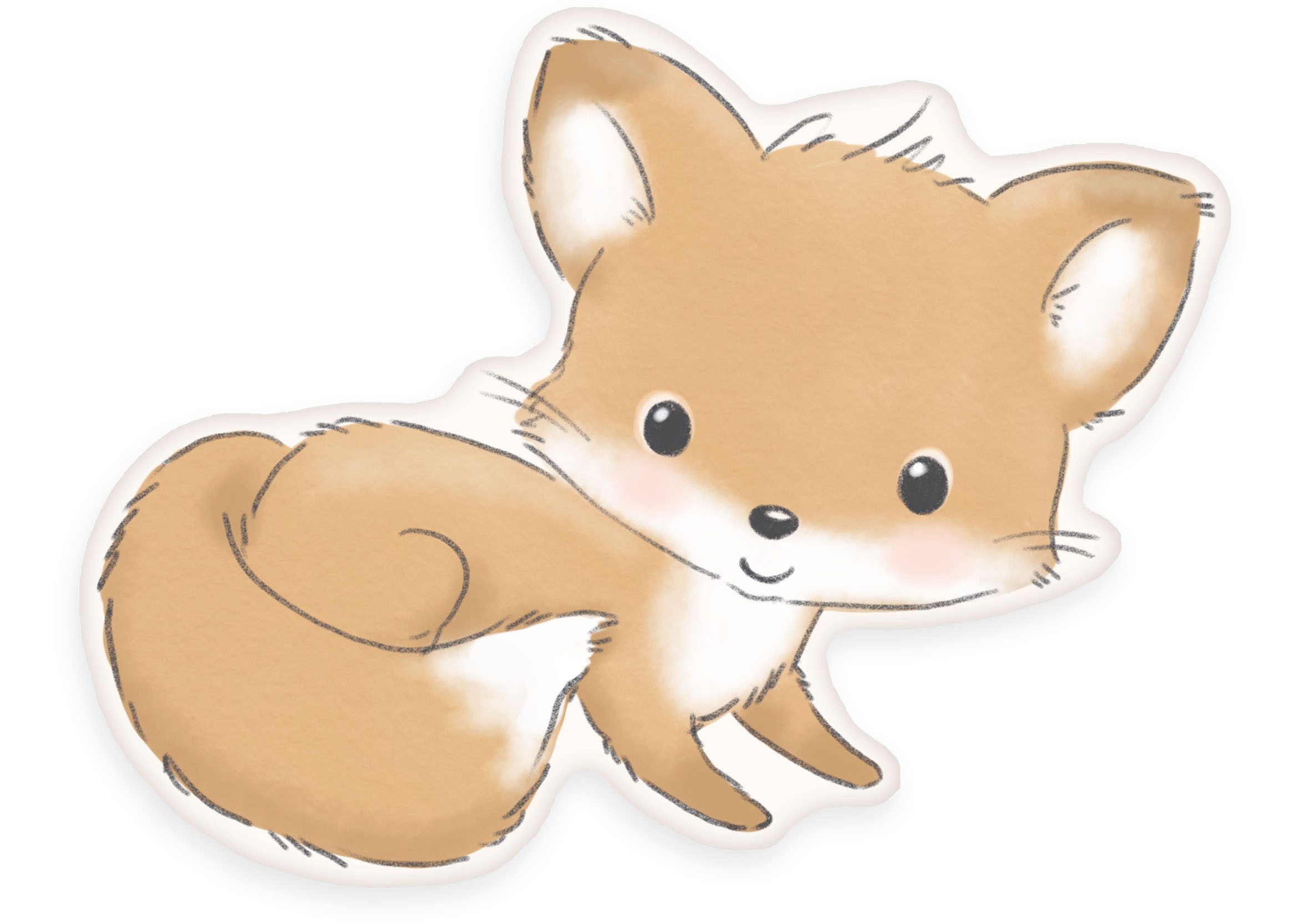 Baby Best Dekokissen BabyBest Fuchs, hochfarbig bedruckt günstig online kaufen