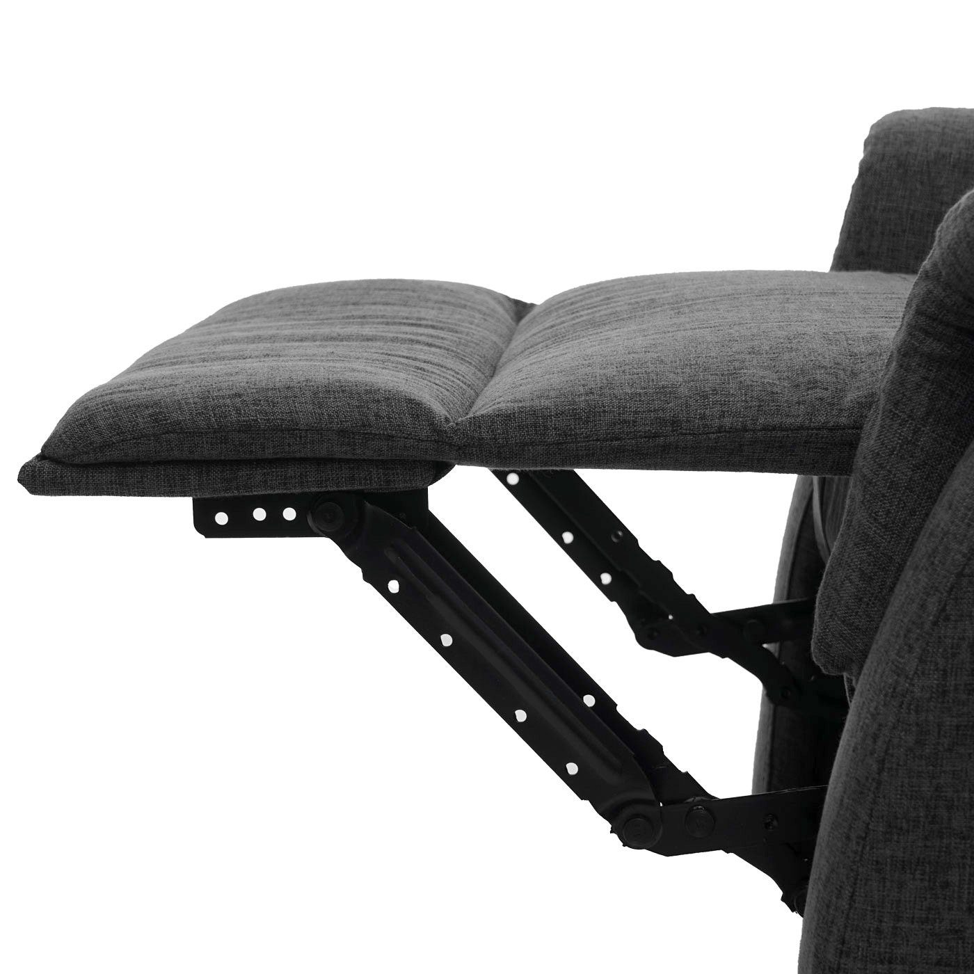 MCW TV-Sessel MCW-F23, ohne verstellbar groß, Fußstütze Besonders Lösen Massage- Wärmefunktion, Hebels des und durch