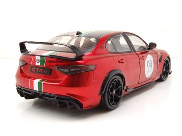Solido Modellauto Alfa Romeo Giulia GTAm #99 Tricolore 2022 rot Modellauto 1:18 Solido, Maßstab 1:18