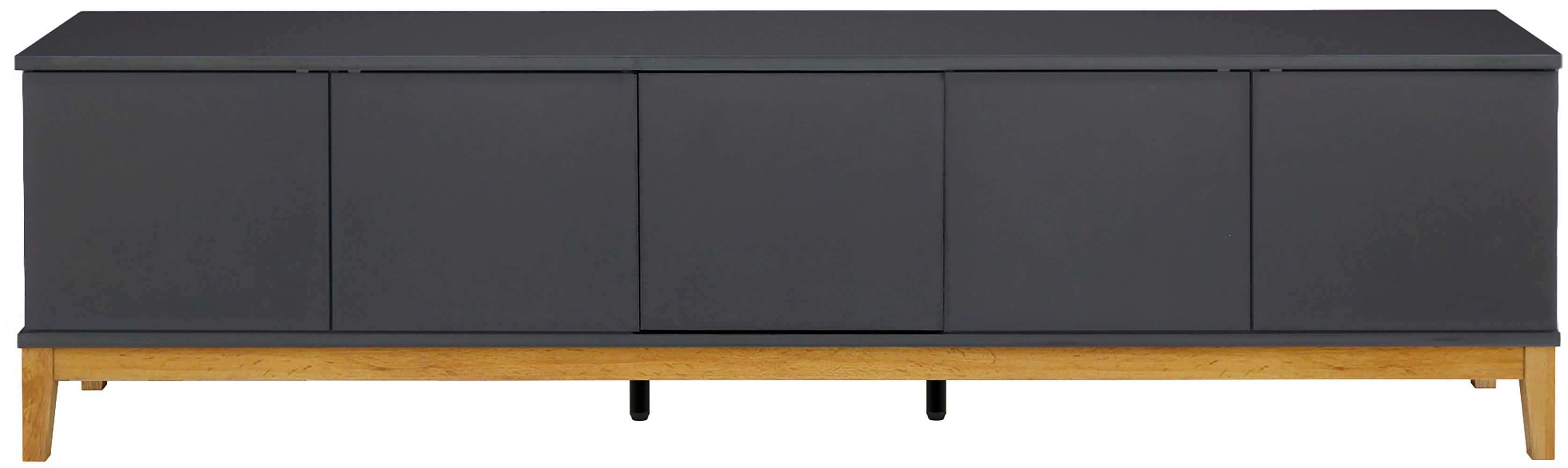 OTTO home Lowboard Maryd, TV-Kommode mit Kabeldurchführung, Push-to-Open Funktion, Breite 200 cm