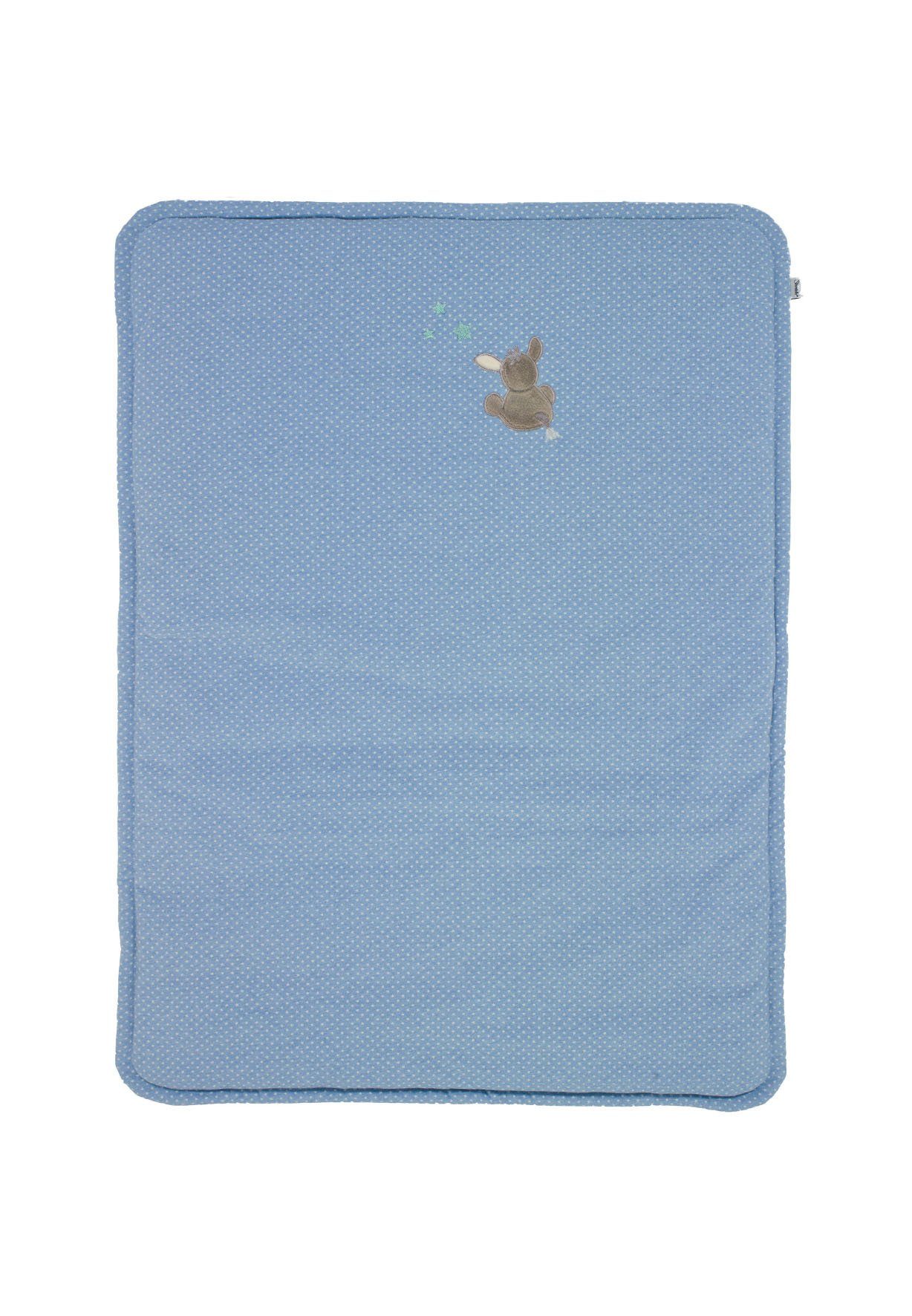 Babydecke Schmusedecke wattiert ESEL Emmi, Sterntaler®