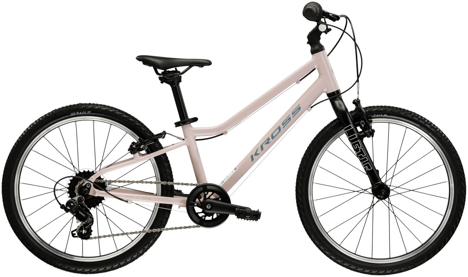 Kross Kinderfahrrad KROSS Kinderrad Lightweight Liftie 20" rosa, 7 Gang Shimano TOURNEY TY200 Schaltwerk, Kettenschaltung
