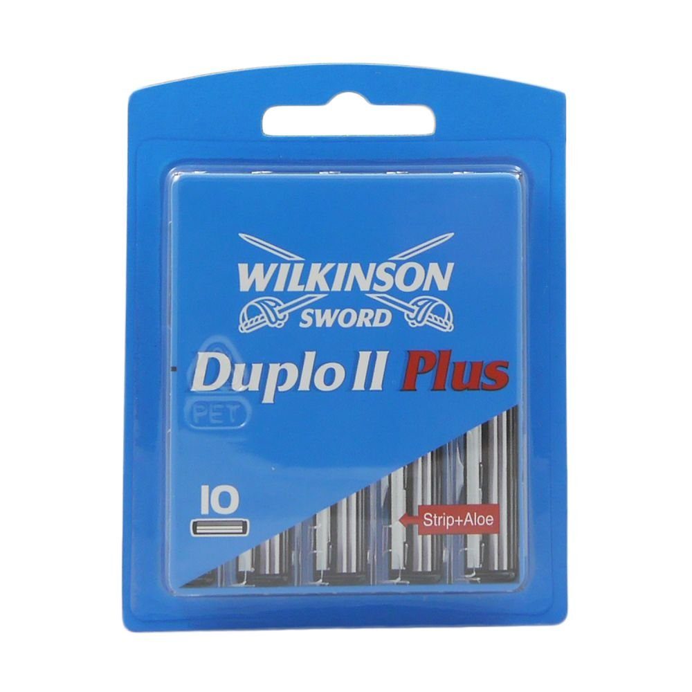 Wilkinson Rasierklingen Sword Duplo II Plus 10 Rasierklingen mit Aloe Vera 10 Stück