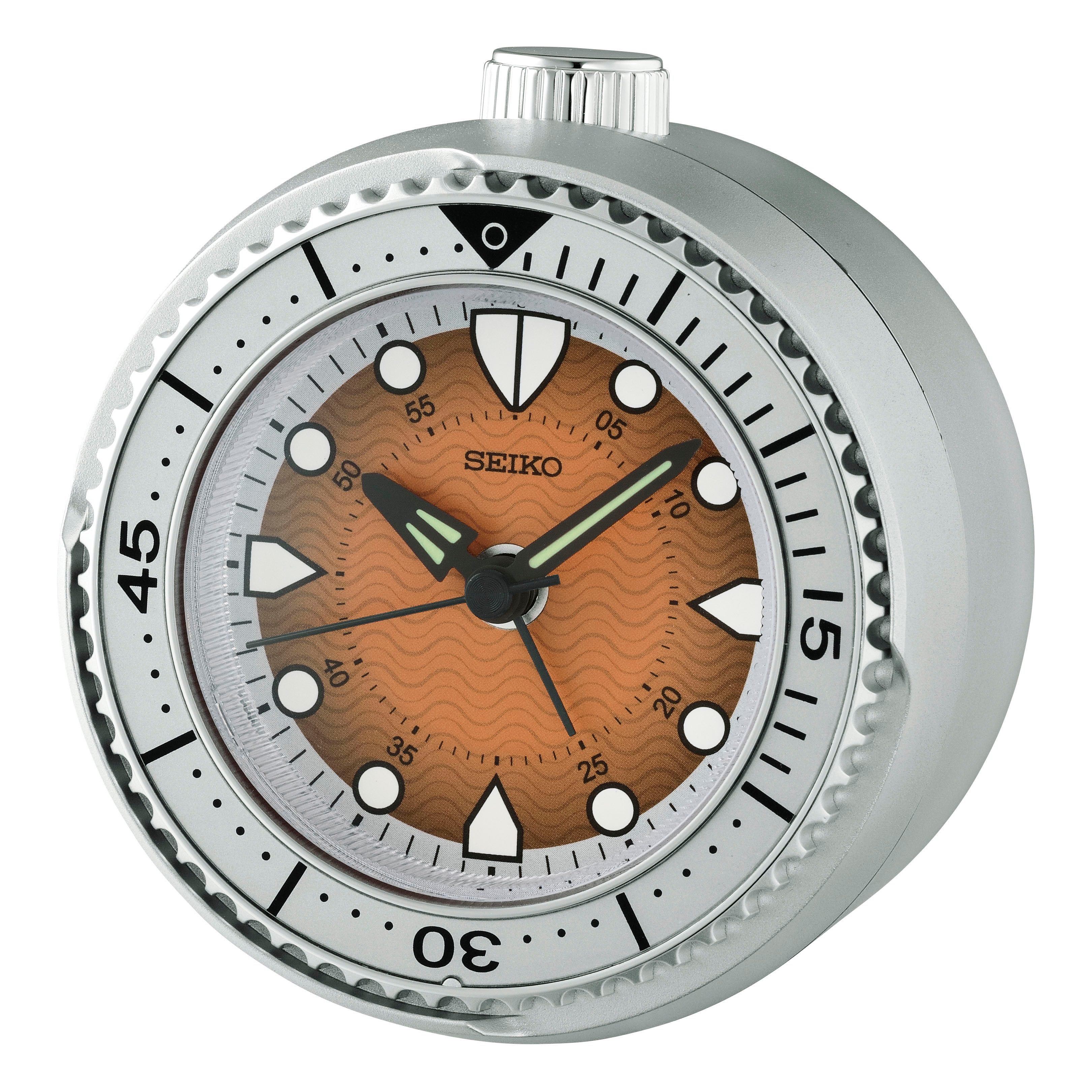Seiko Quarzwecker Reisewecker, Schlafzimmer, durchlaufende Sekunde, Leuchtzeiger