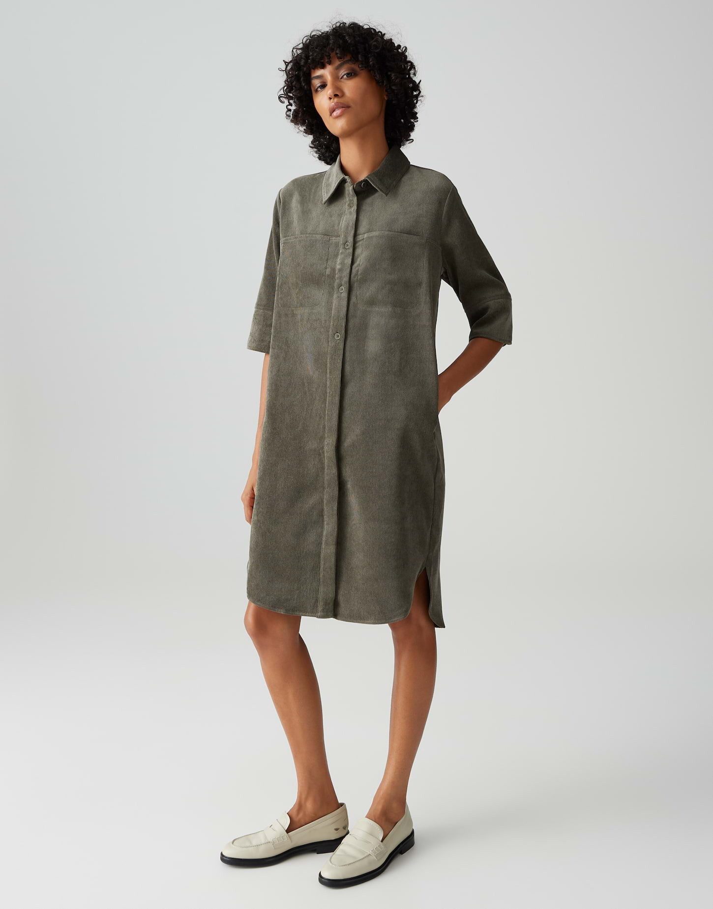 OPUS Hemdblusenkleid WINCHESTA im Hemdblusenstil