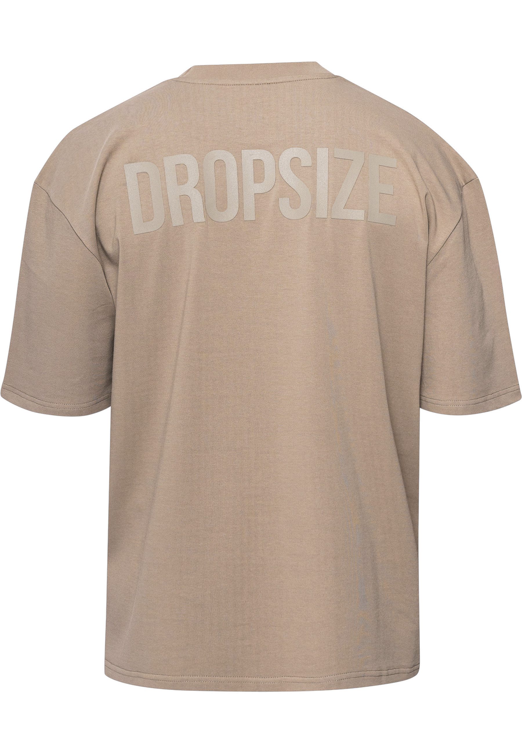 Dropsize T-Shirt Dropsize Herren Heavy Overisze HD Print T-Shirt (1-tlg)