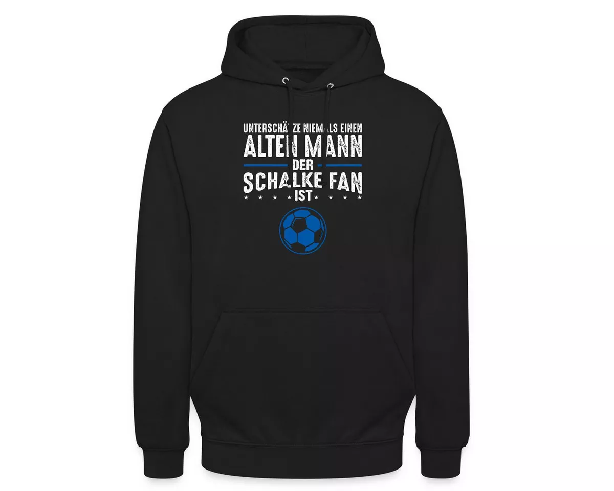 Spreadshirt Hoodie Schalke Fan Alter Mann Fußball Fan Geschenk Unisex Hoodie (1-tlg)