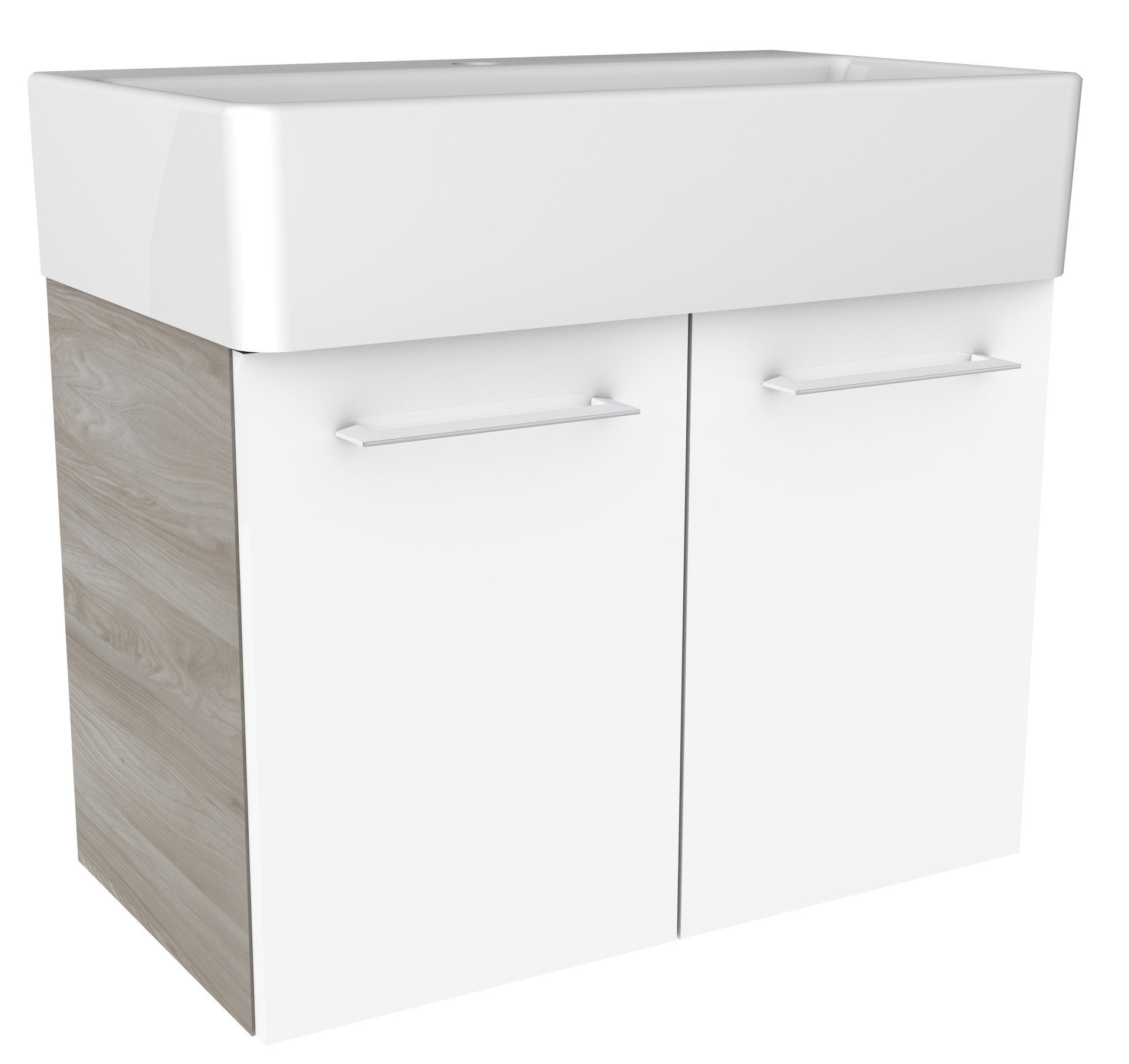 FACKELMANN Badmöbel-Set LIMA 2-teiliges Set, Waschbecken mit Unterschrank