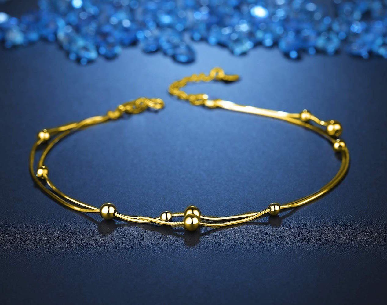 Kim Johanson Fußkette Dream (1-tlg), Edelstahl, verstellbar, mit bewegliche günstig online kaufen