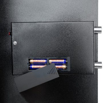 tectake Tresor Elektronischer Safe Tresor mit Schlüssel und, abschließbar