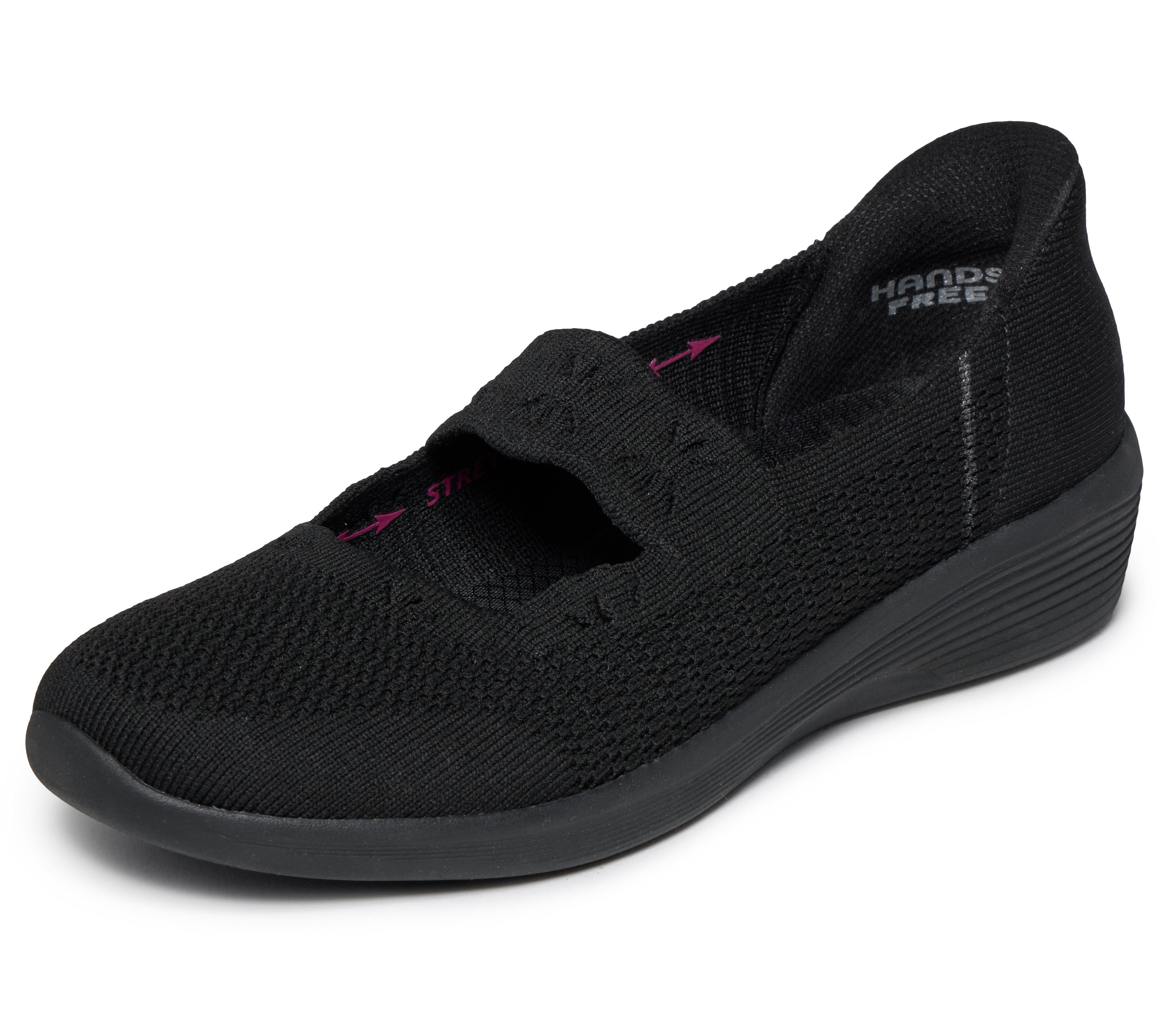 Skechers ARYA Ballerina Freizeitschuh, Schlupfschuh mit Handsfree Slip-Ins Funktion