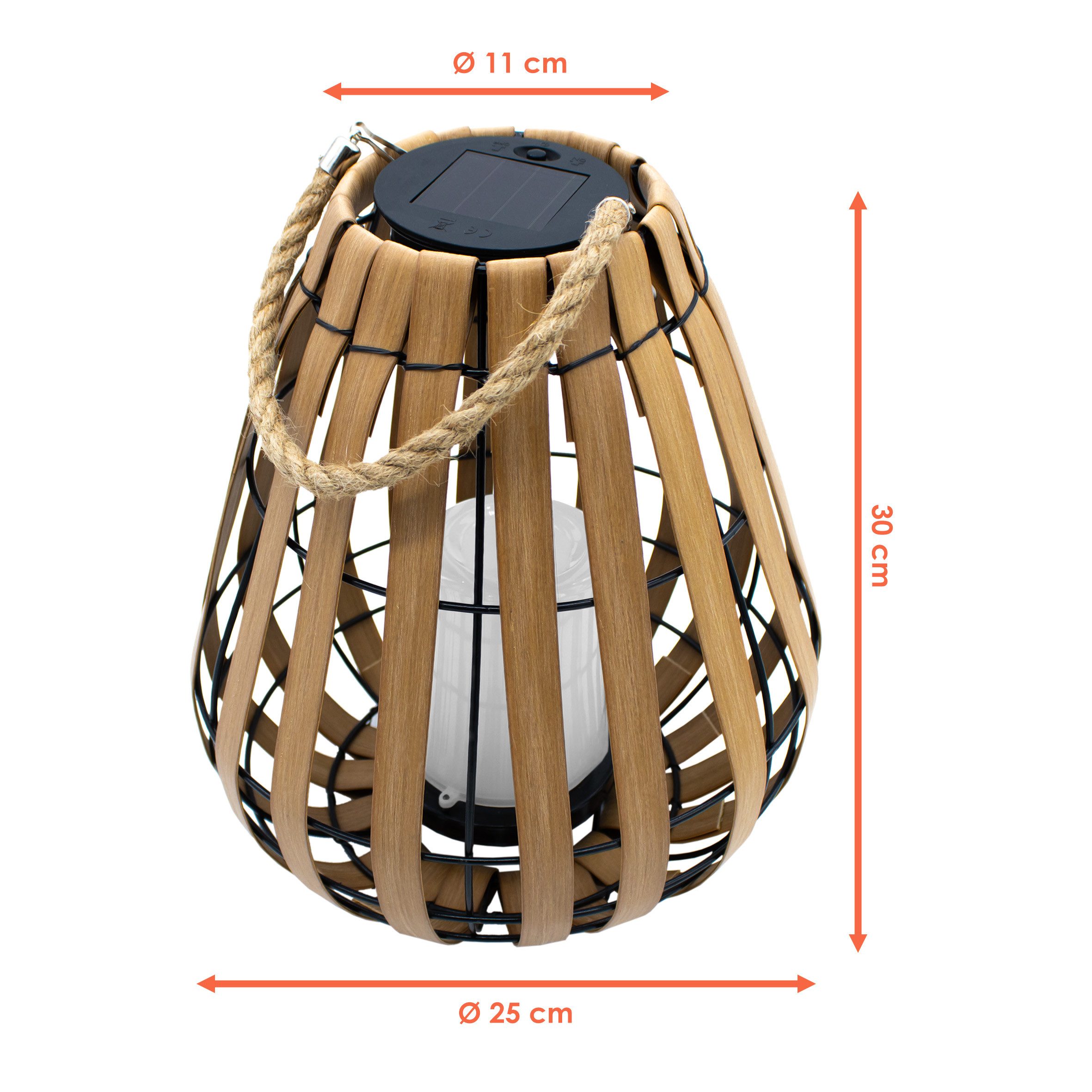 Spetebo LED Solarleuchte Laterne mit LED günstig online kaufen