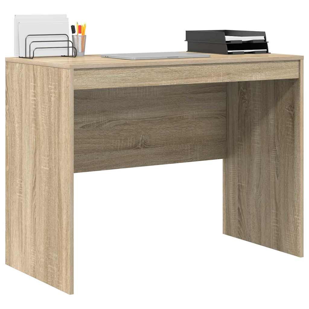 vidaXL Schreibtisch Schreibtisch Sonoma-Eiche 100 x 50 x 76 cm (1-St) – Bild 3 von 5