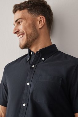 Next Kurzarmhemd Kurzärmelige Oxford-Hemden (1-tlg)
