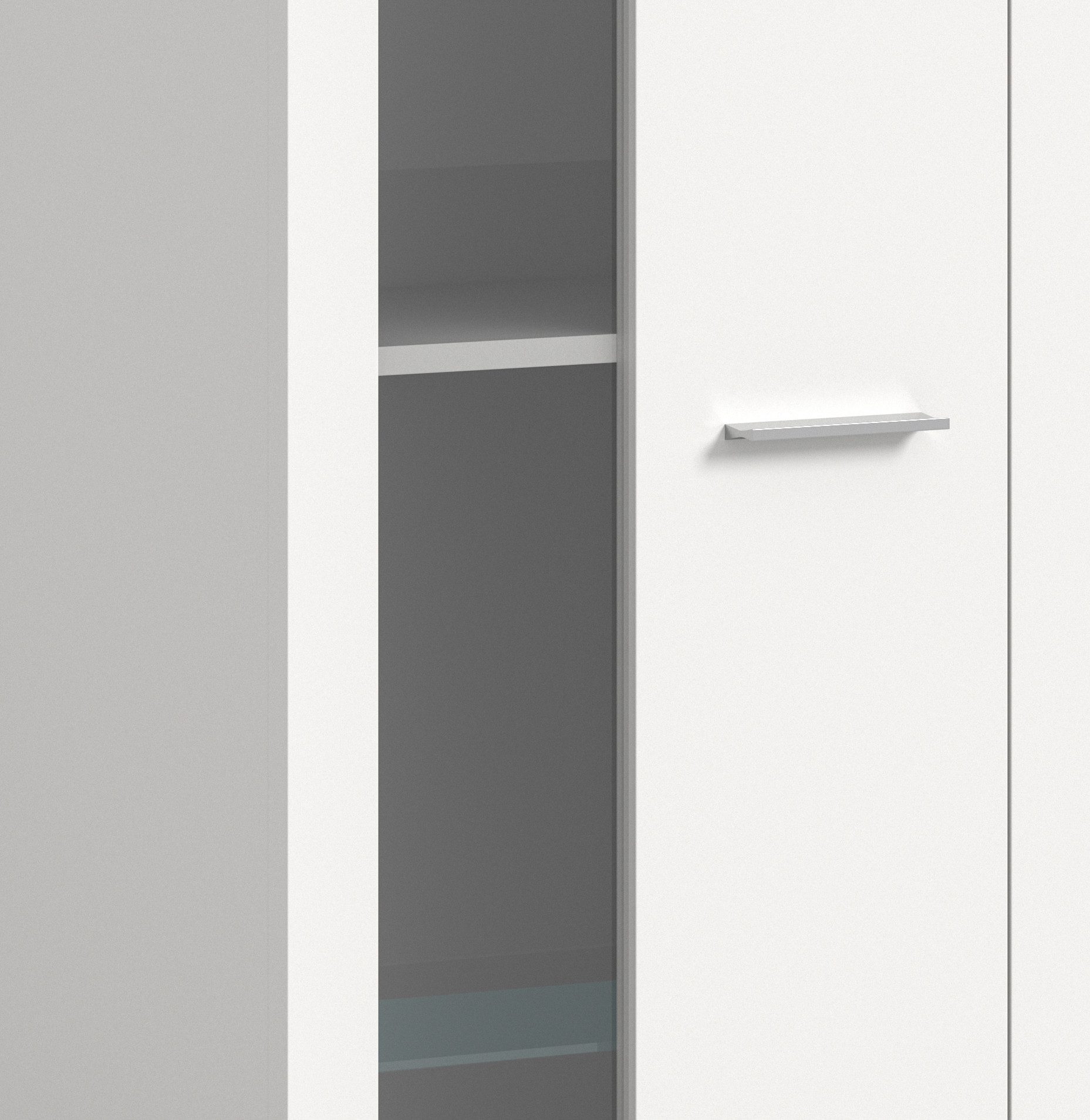 OTTO home Wohnwand AOSTA, Breite 310cm, 4-teilige Wohn-Kombination, (bestehend aus: 2x Vitrine, Lowboard, Wandboard), Wohnwand, Kombination, Anbauwand, Möbel Se – Bild 5 von 5