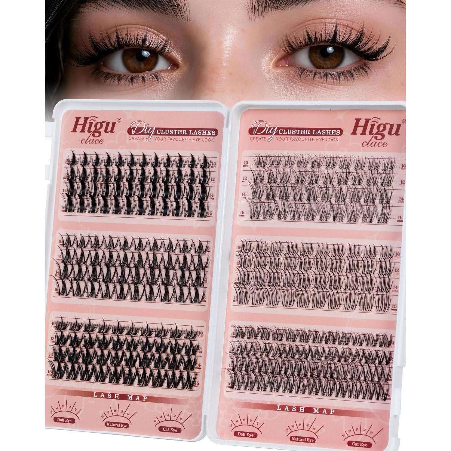 LuxusKollektion Einzelwimpern Manga Lashes 256er MIX 10-16
