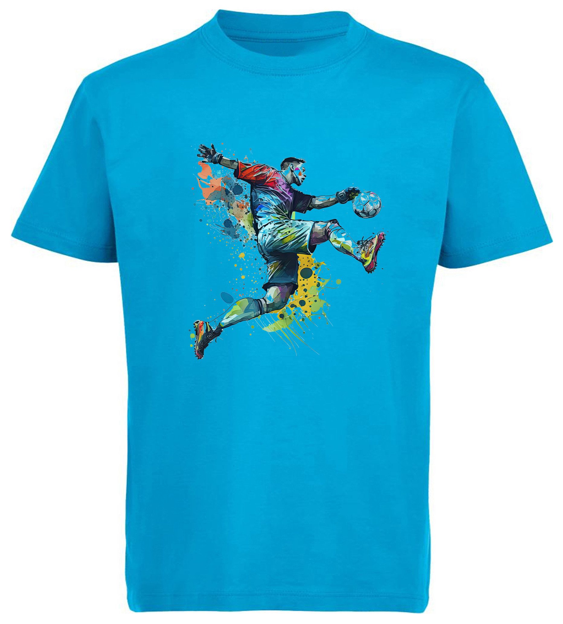 T-Shirt Kinder Fussball Print Shirt - Torwart