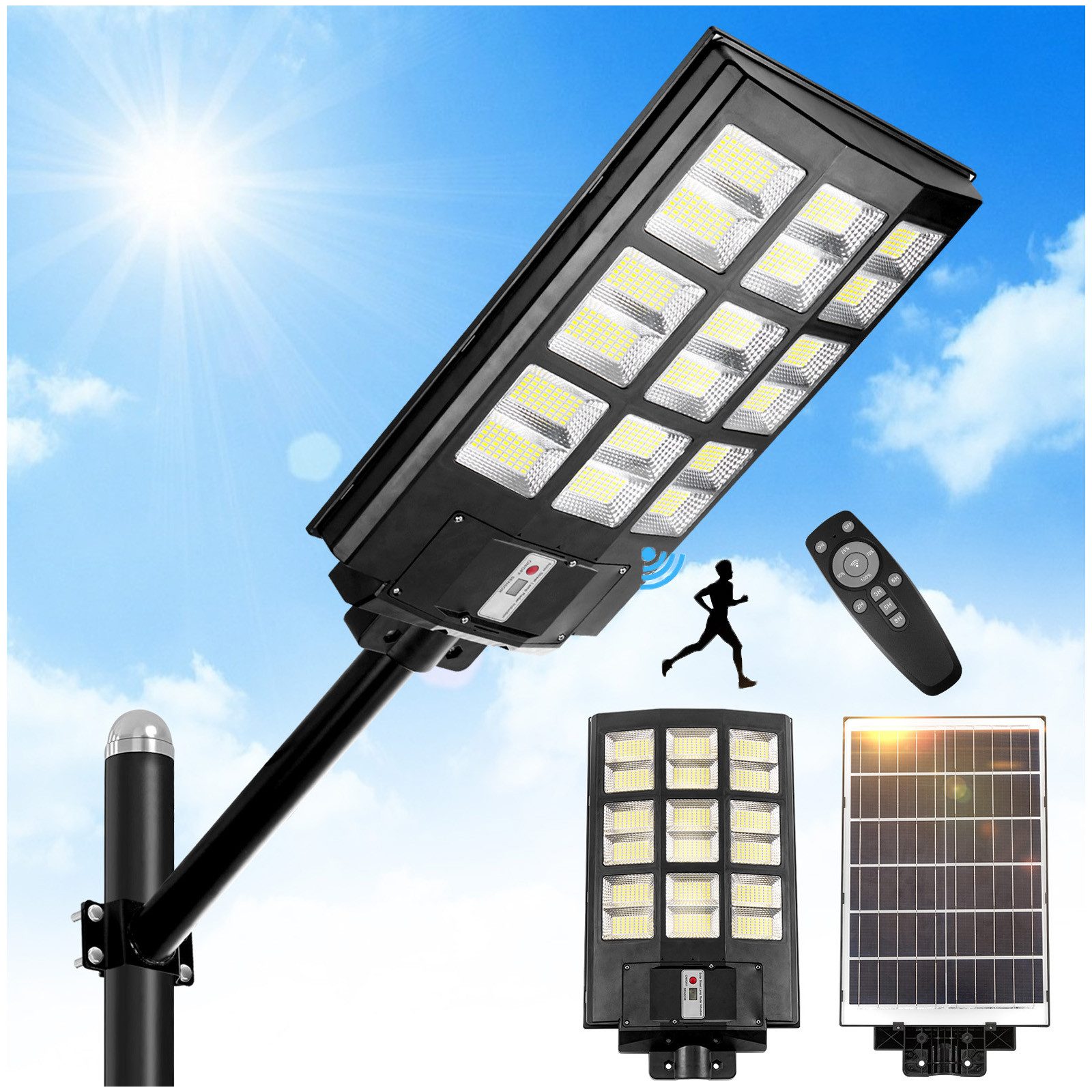 MUPOO LED Solarleuchte LED Wandleuchte mit günstig online kaufen