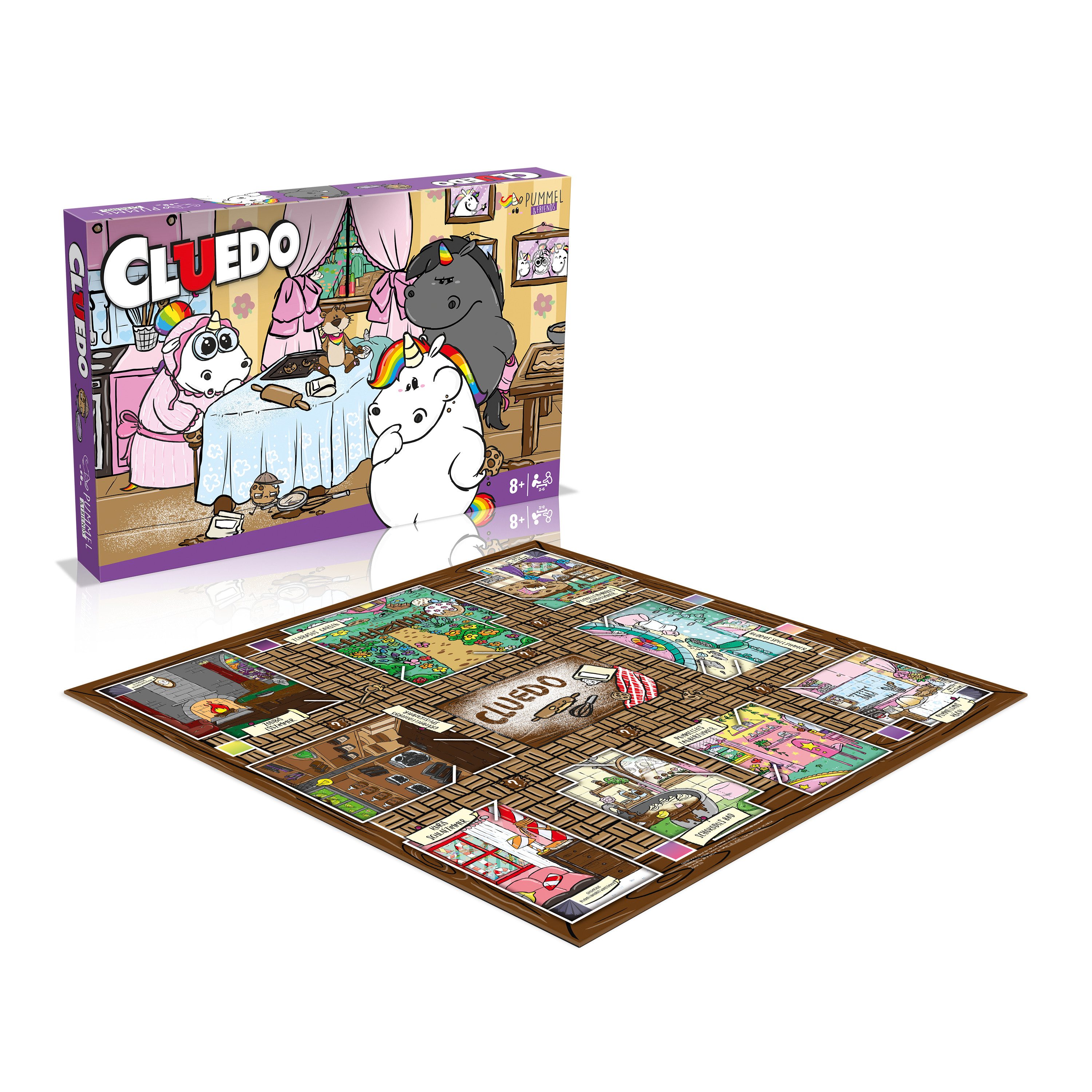 Winning Moves Spiel Cluedo Pummeleinhorn, Brettspiel