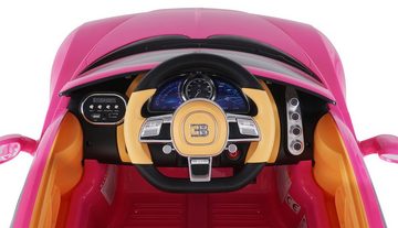 Actionbikes Motors Elektro-Kinderauto Bugatti Chiron - Elektroauto ab 3 Jahre - Türen zum Öffnen - Softstart, Fernbedienung & Bremsautomatik - Kinder Fahrzeug Spielzeug elektrisch