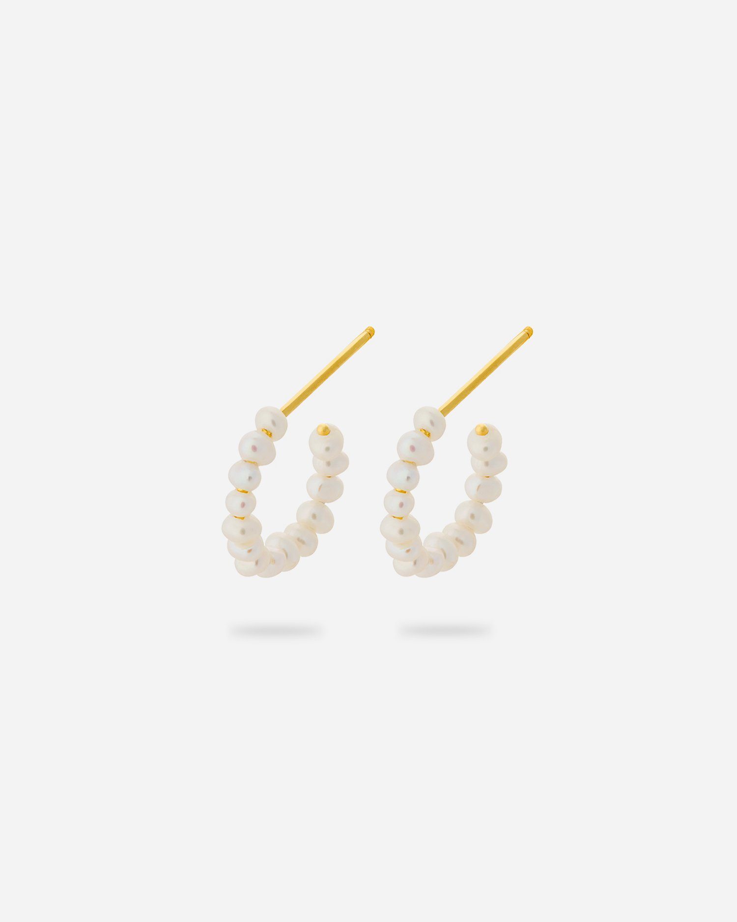 cm, 925, Pernille Silber Karat Ohrringe Perlenohrringe Damen 1,8 Corydon 18 vergoldet Treasure Ocean