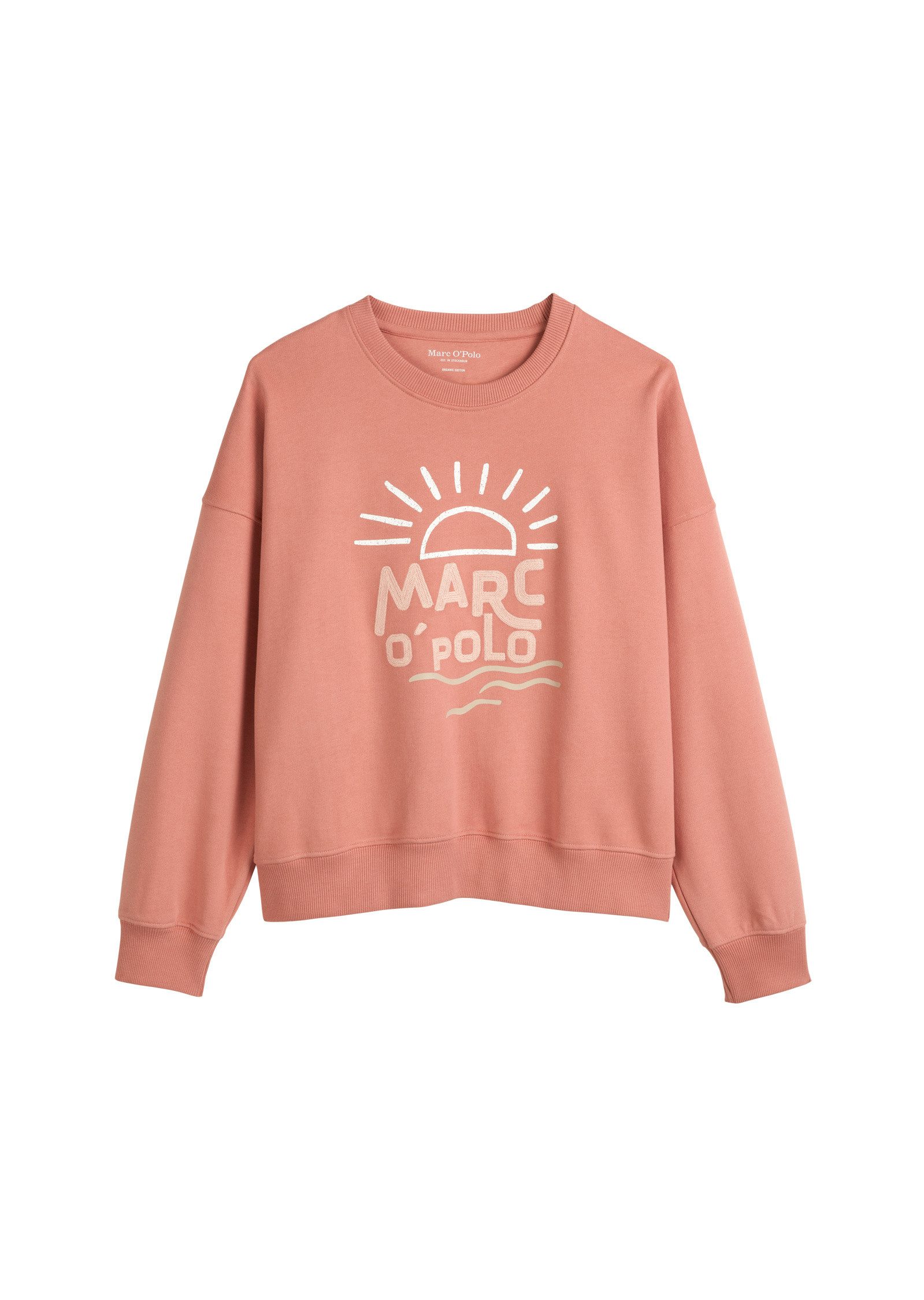 Marc O'Polo Sweatshirt aus reiner Bio-Baumwolle günstig online kaufen