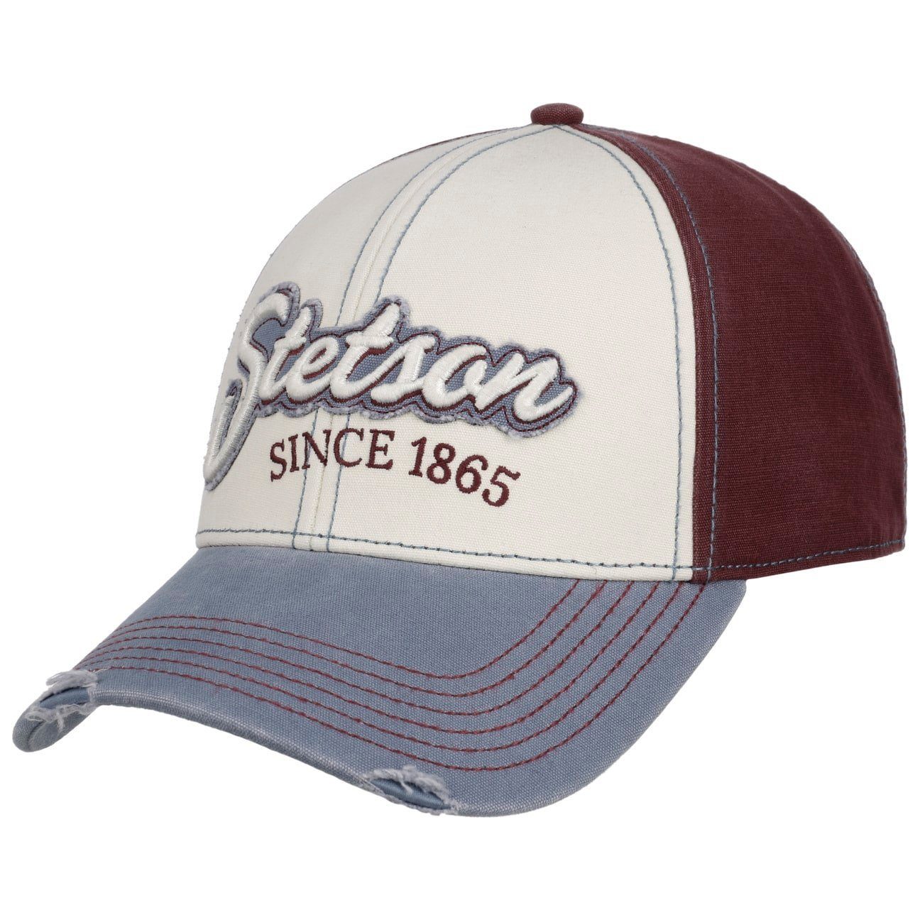 BEQUEM Stetson Baseball (1-St) Basecap VERSTELLBAR Cap Metallschnalle,