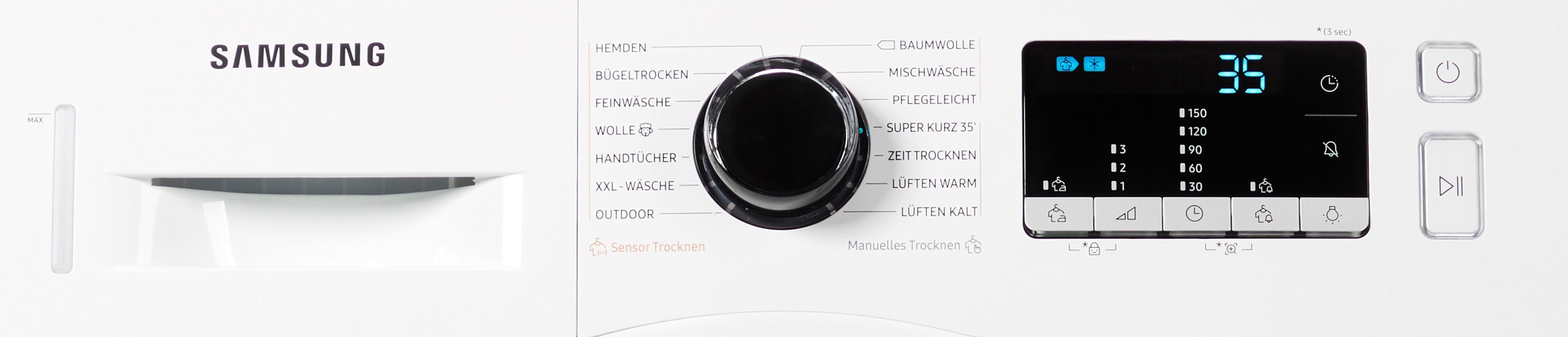 Wärmepumpentrockner 9 DV9ETA040AE/EG, kg, Samsung Knitterschutz