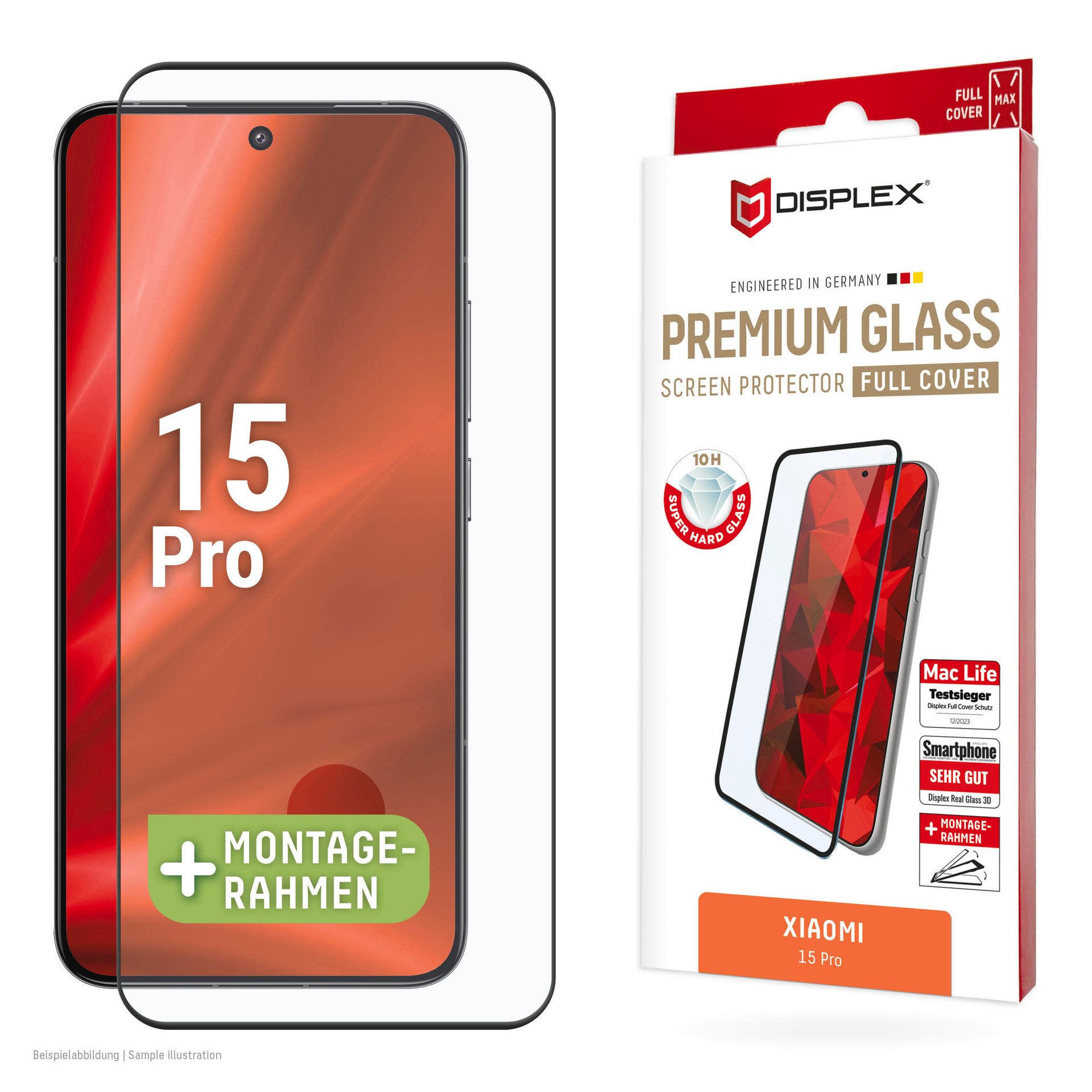 Displayschutzglas Premium Glass Screen Protector (Full Cover)