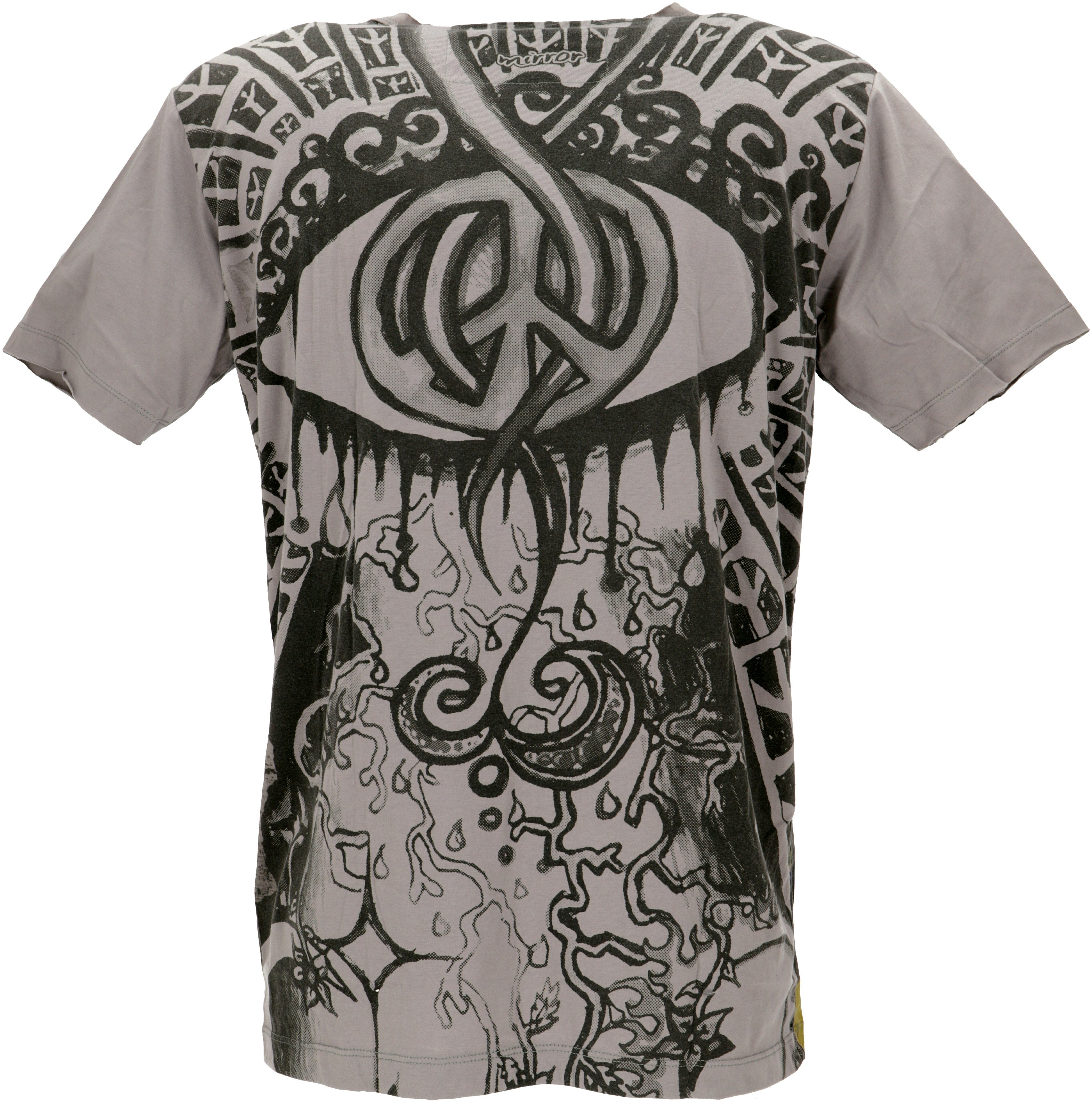 Guru-Shop T-Shirt Mirror T-Shirt - Peace günstig online kaufen