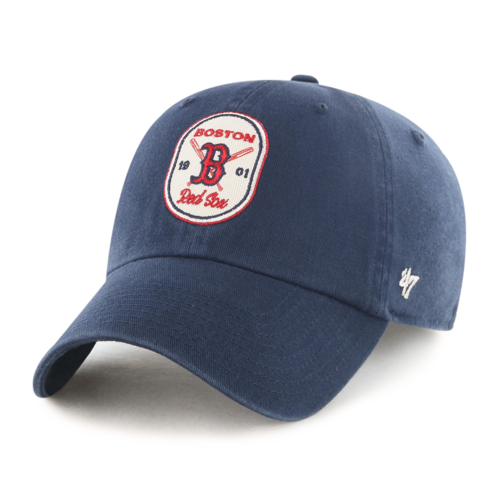 Baseball Cap '47 Brand Cap MLB Boston Red Sox Crosspatch '47 CLEAN UP Navy