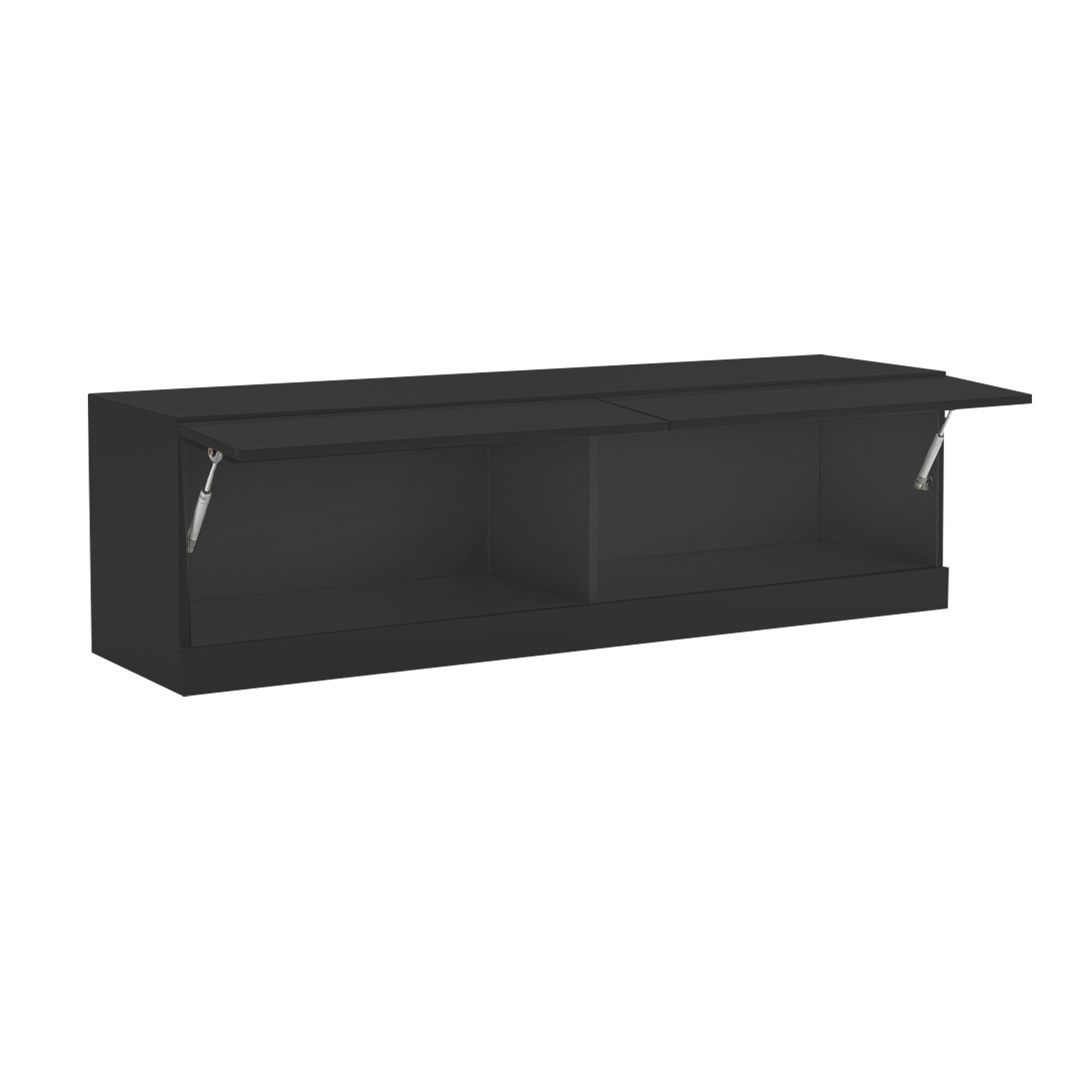 Thanaddo TV-Bank TV Lowboard mit LED Hängend Sideboard 140cm, Hochglanz Fernsehschrank, Breite 140cm