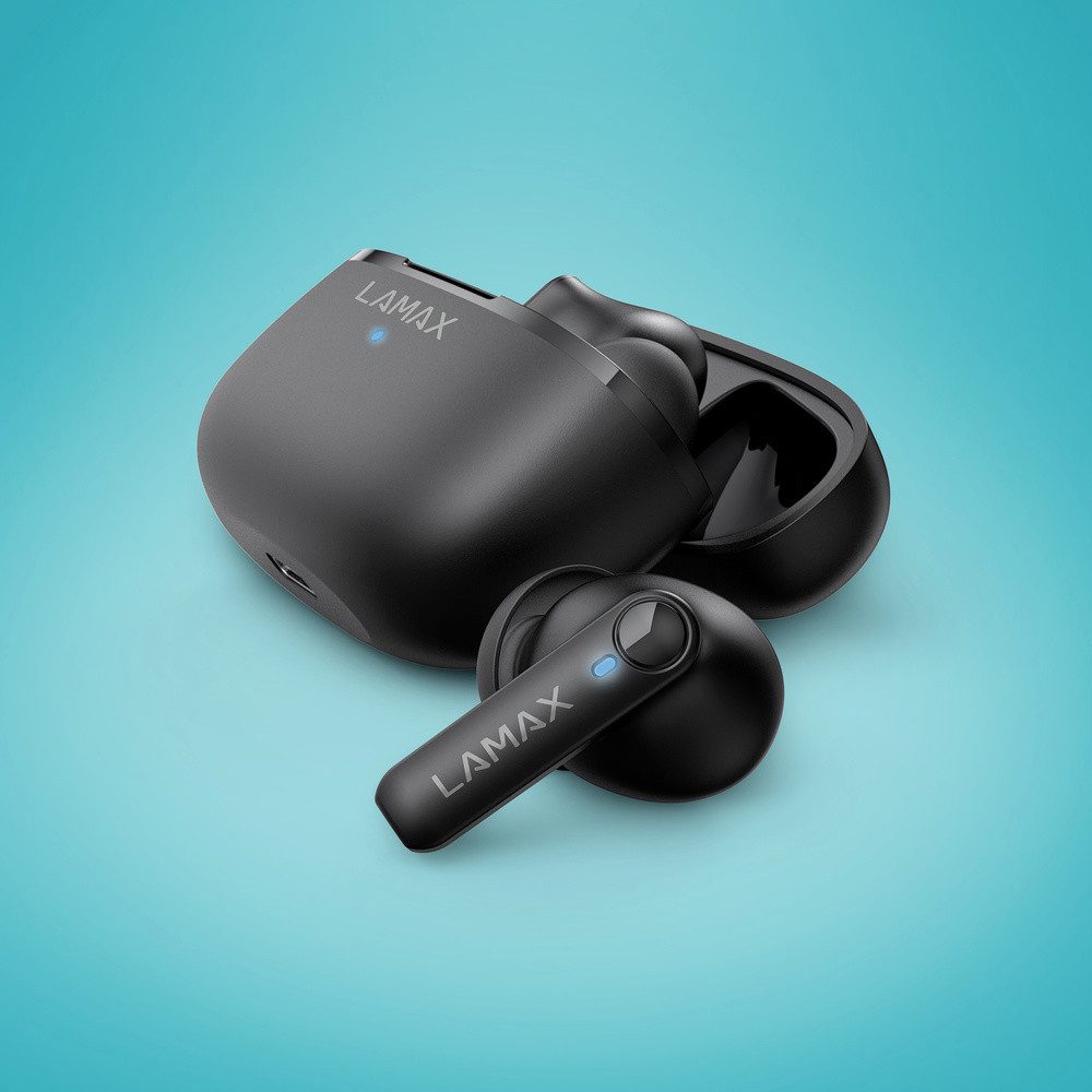 LAMAX Lamax Clips1 Play In Ear Headset Bluetooth® Stereo Schwarz Batteriel Kopfhörer